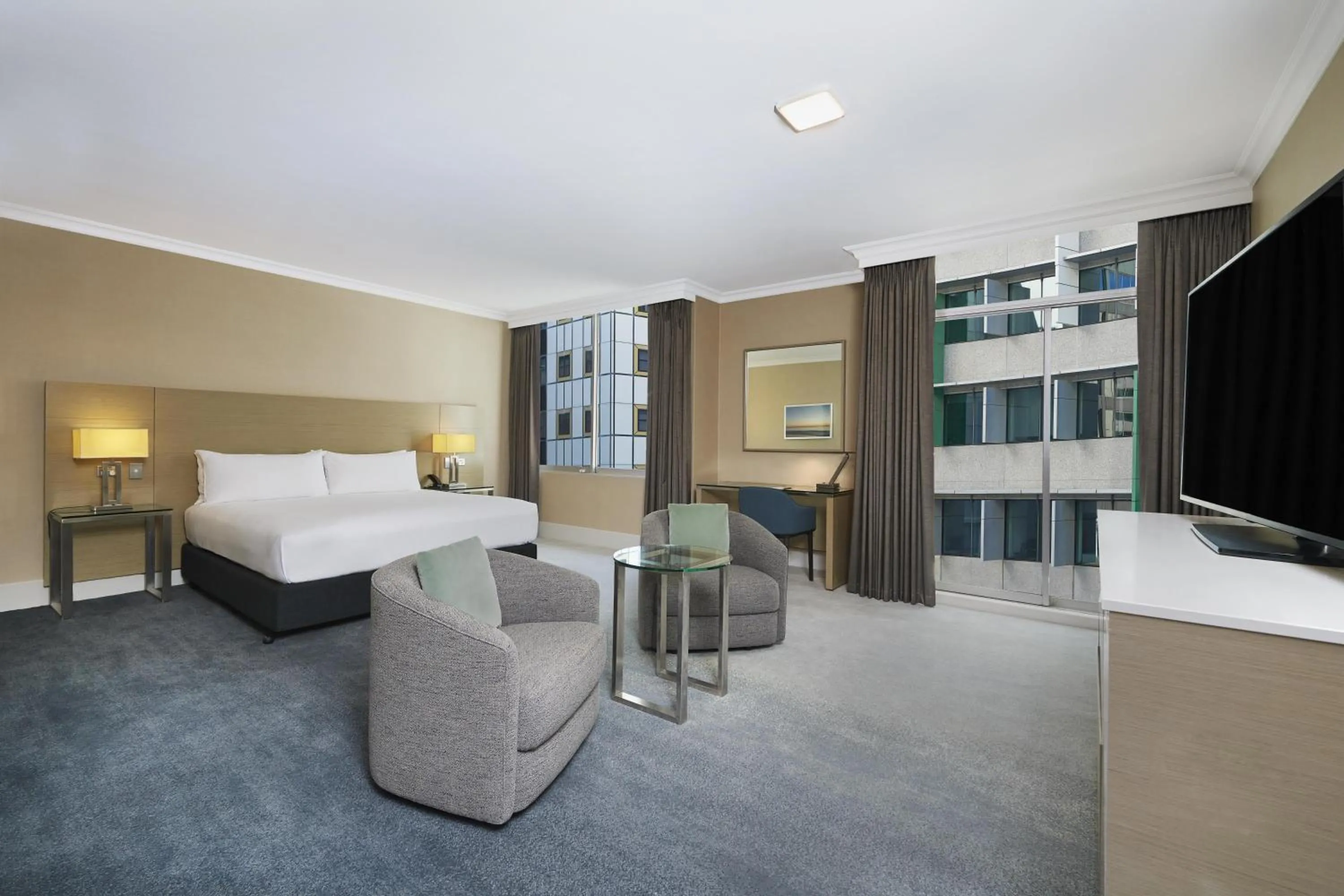 Bedroom, Bed in Parmelia Hilton Perth