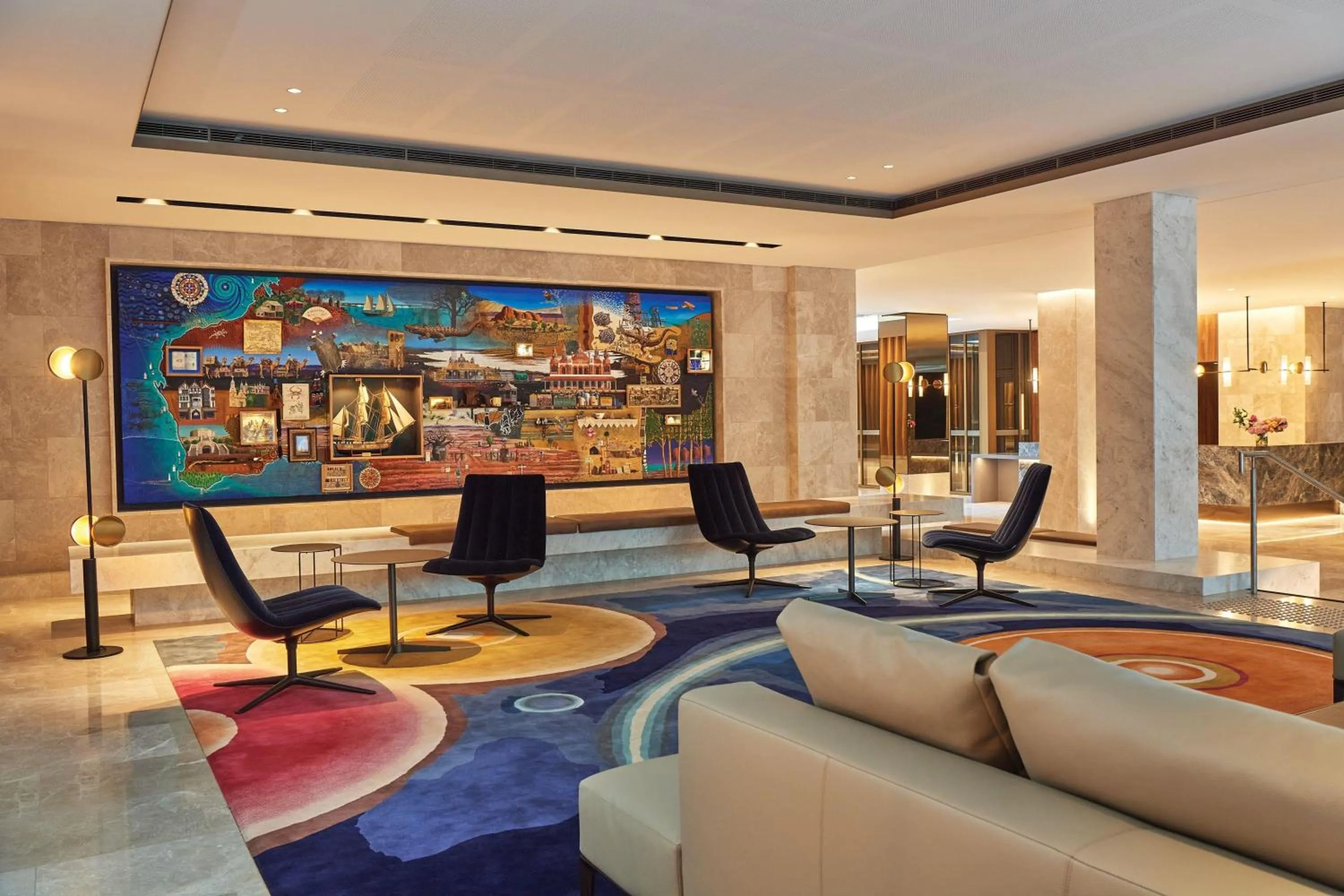 Lobby or reception in Parmelia Hilton Perth