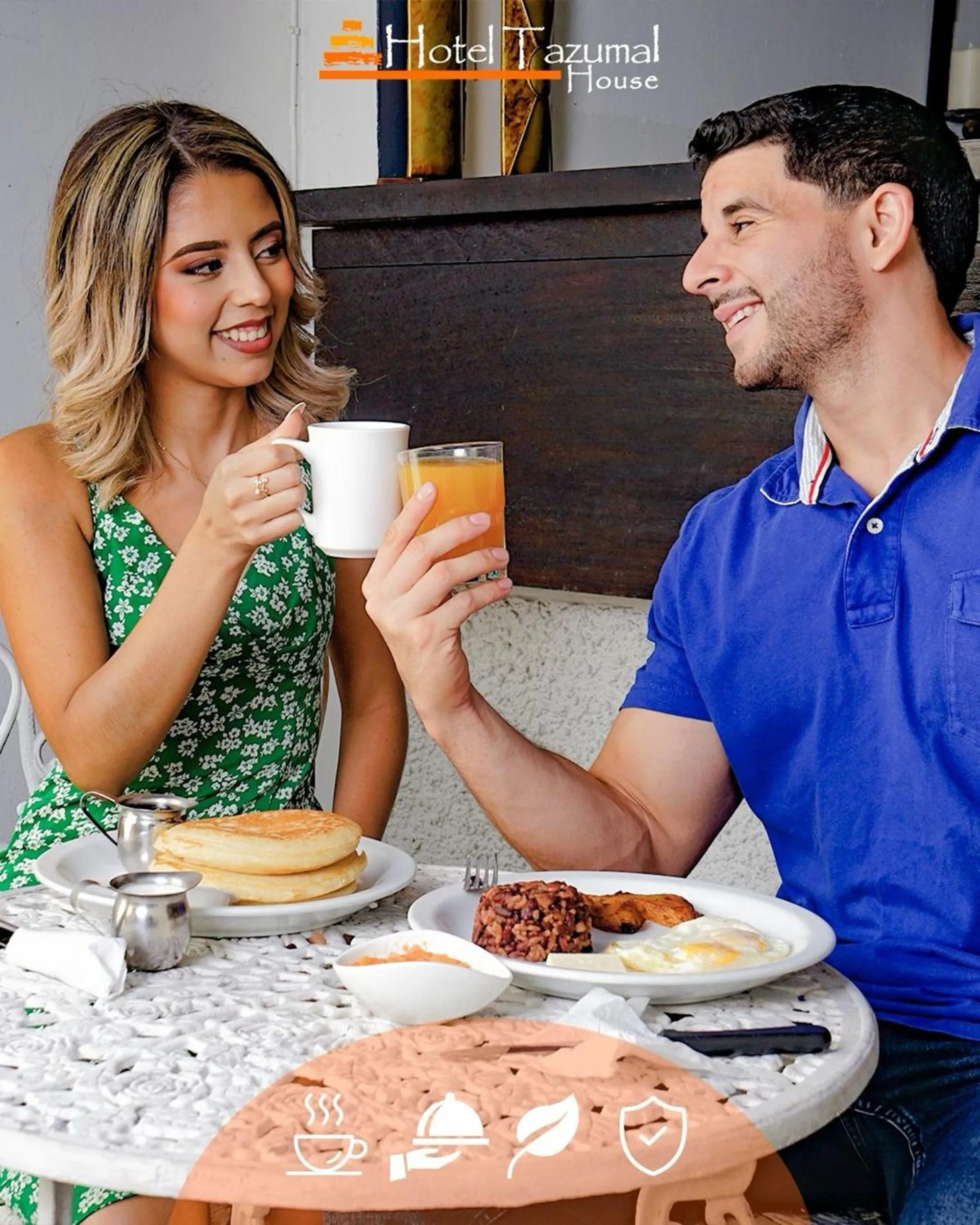 Breakfast in Hotel Tazumal House