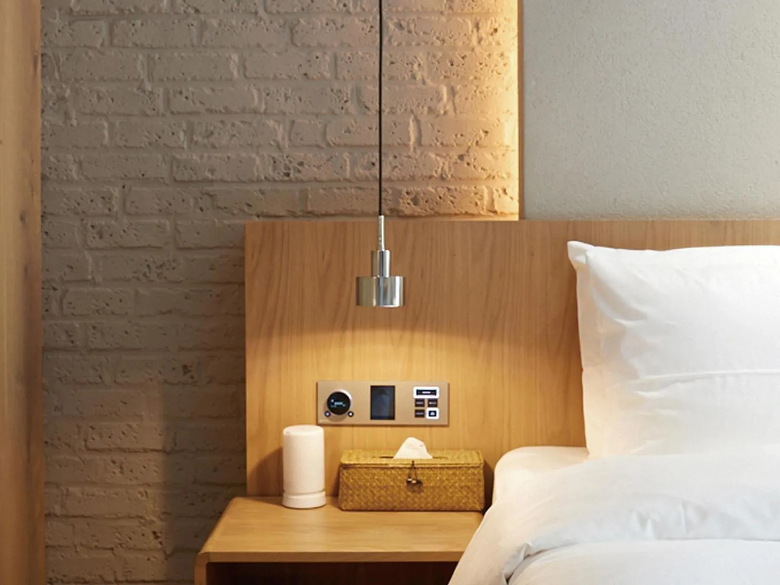 Decorative detail, Bed in EBO Hotel Hangzhou Wulin - 5 mins drive to the West Lake