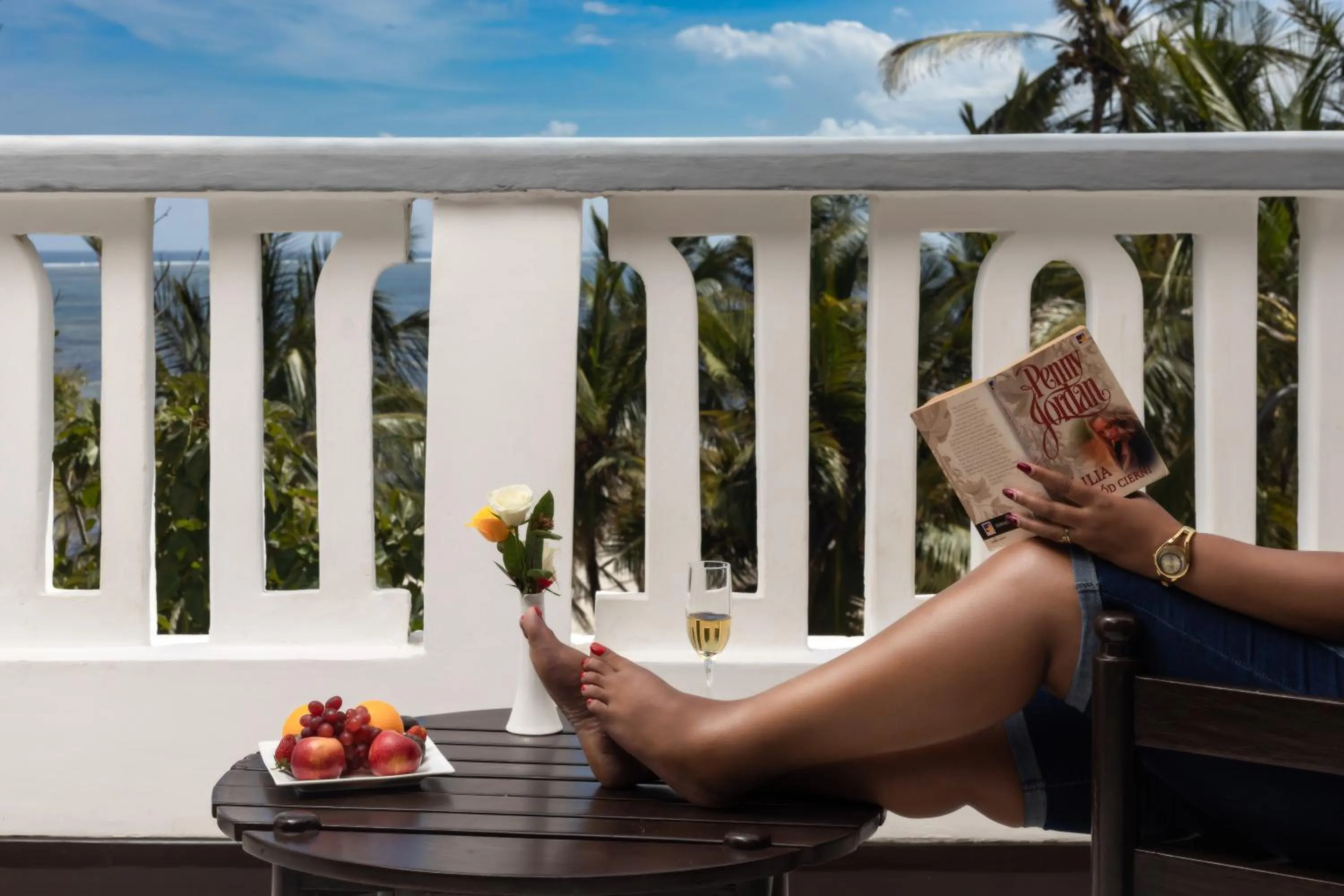 Patio in PrideInn Flamingo Beach Resort & Spa Mombasa