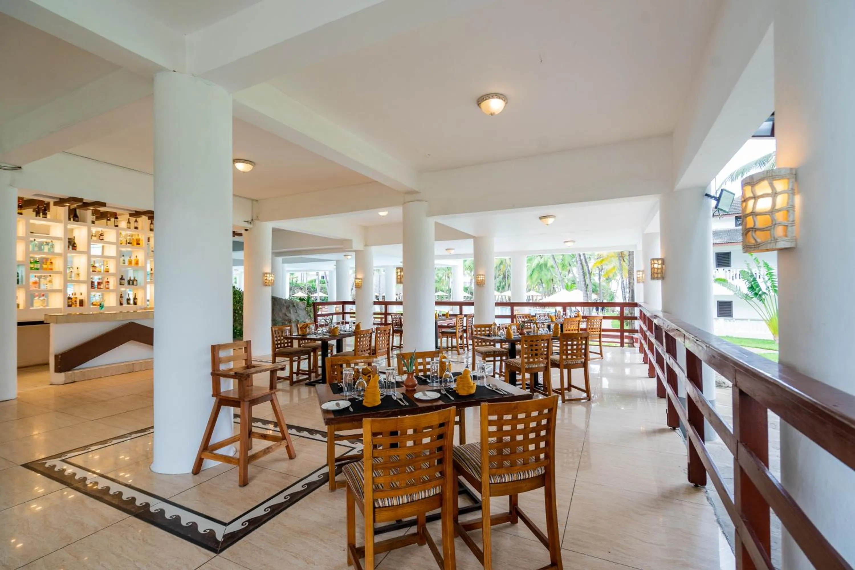 Restaurant/places to eat in PrideInn Flamingo Beach Resort & Spa Mombasa