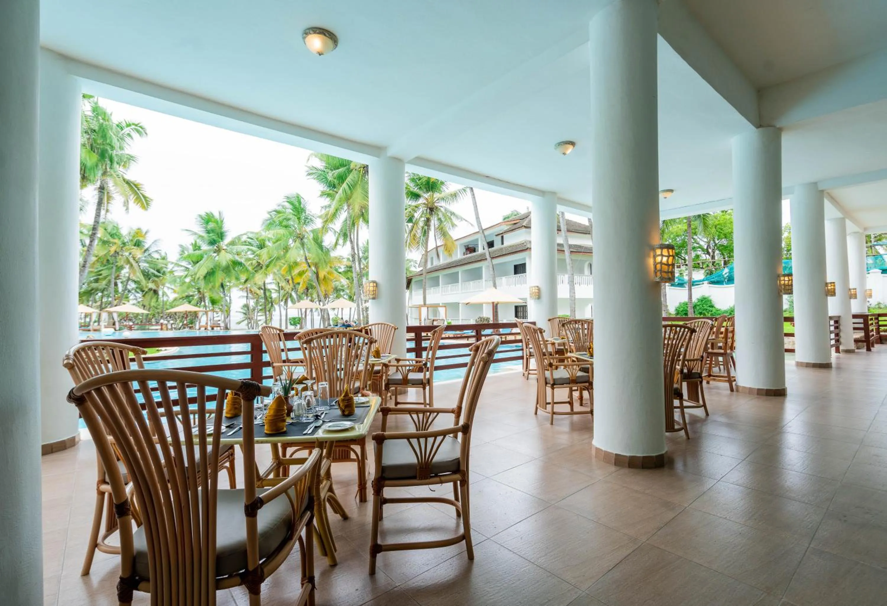 Patio in PrideInn Flamingo Beach Resort & Spa Mombasa