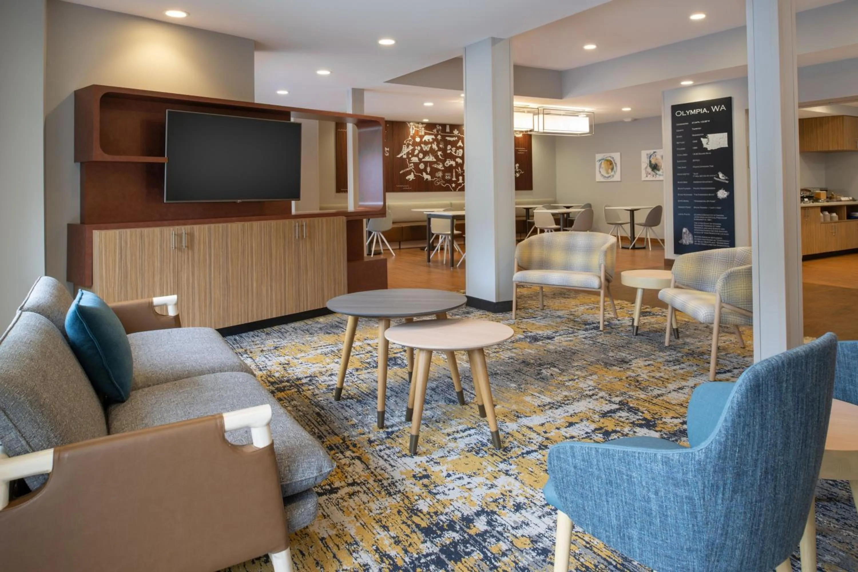 Lobby or reception in TownePlace Suites by Marriott Olympia