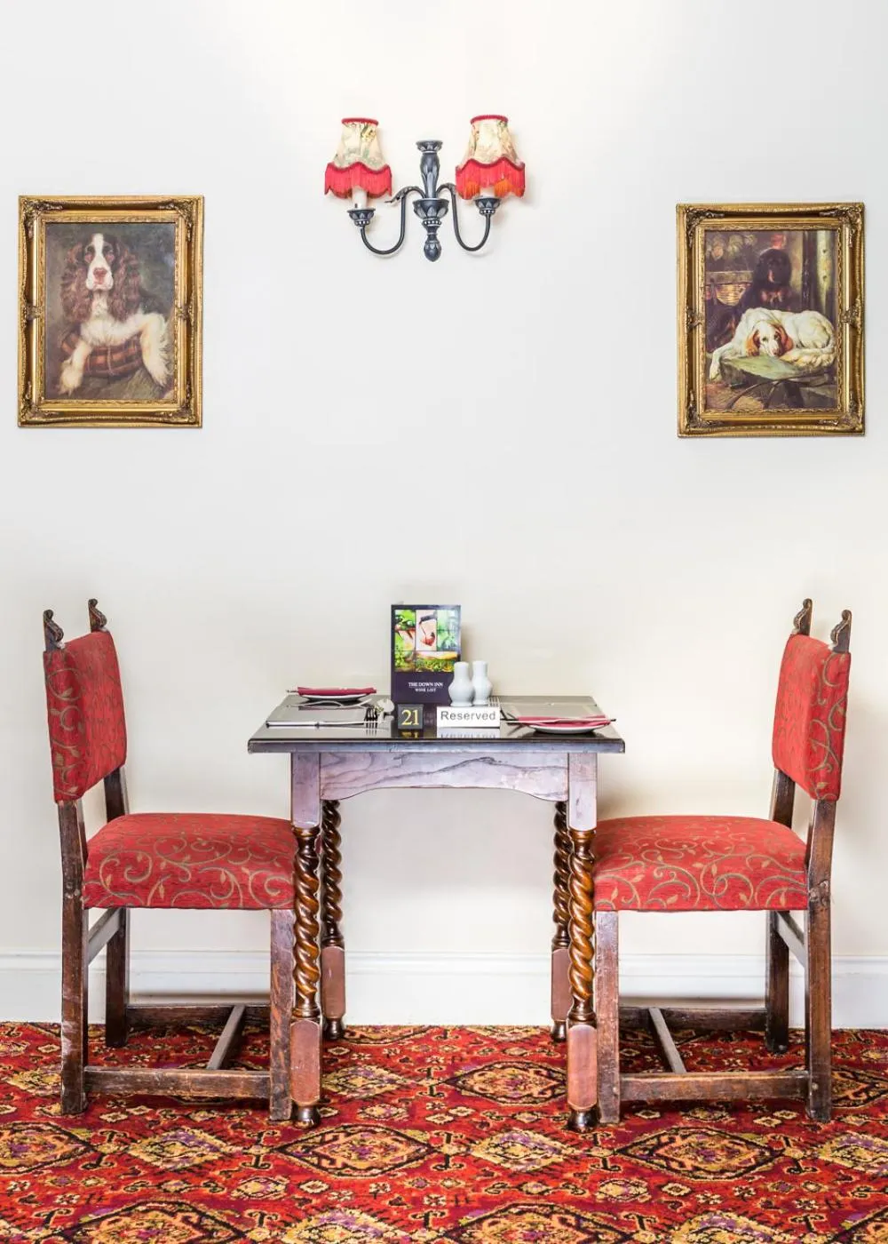 Dining area in The Down Inn
