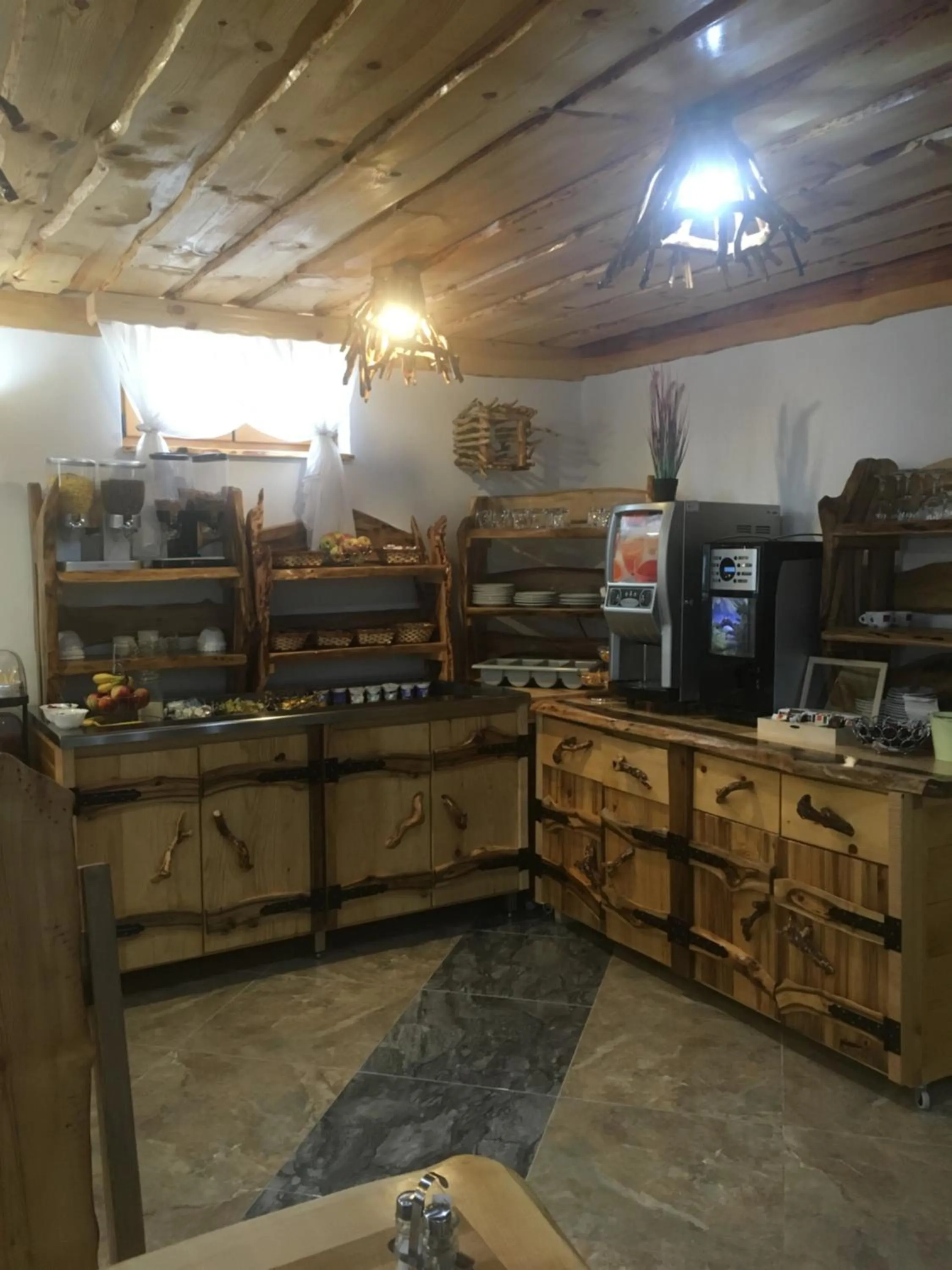 Buffet breakfast in Rustic Inn River