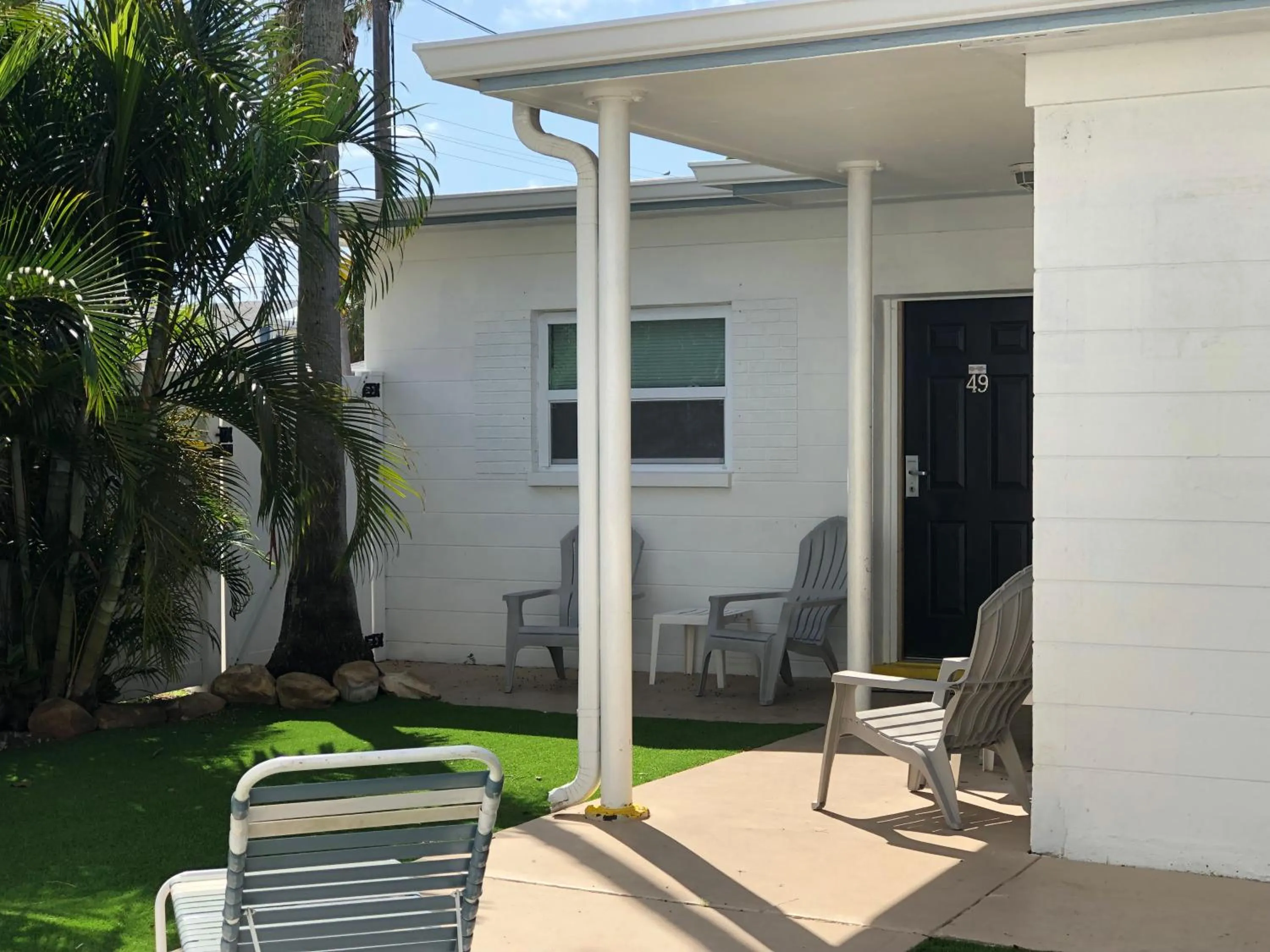 Patio in Holiday Isles Resort