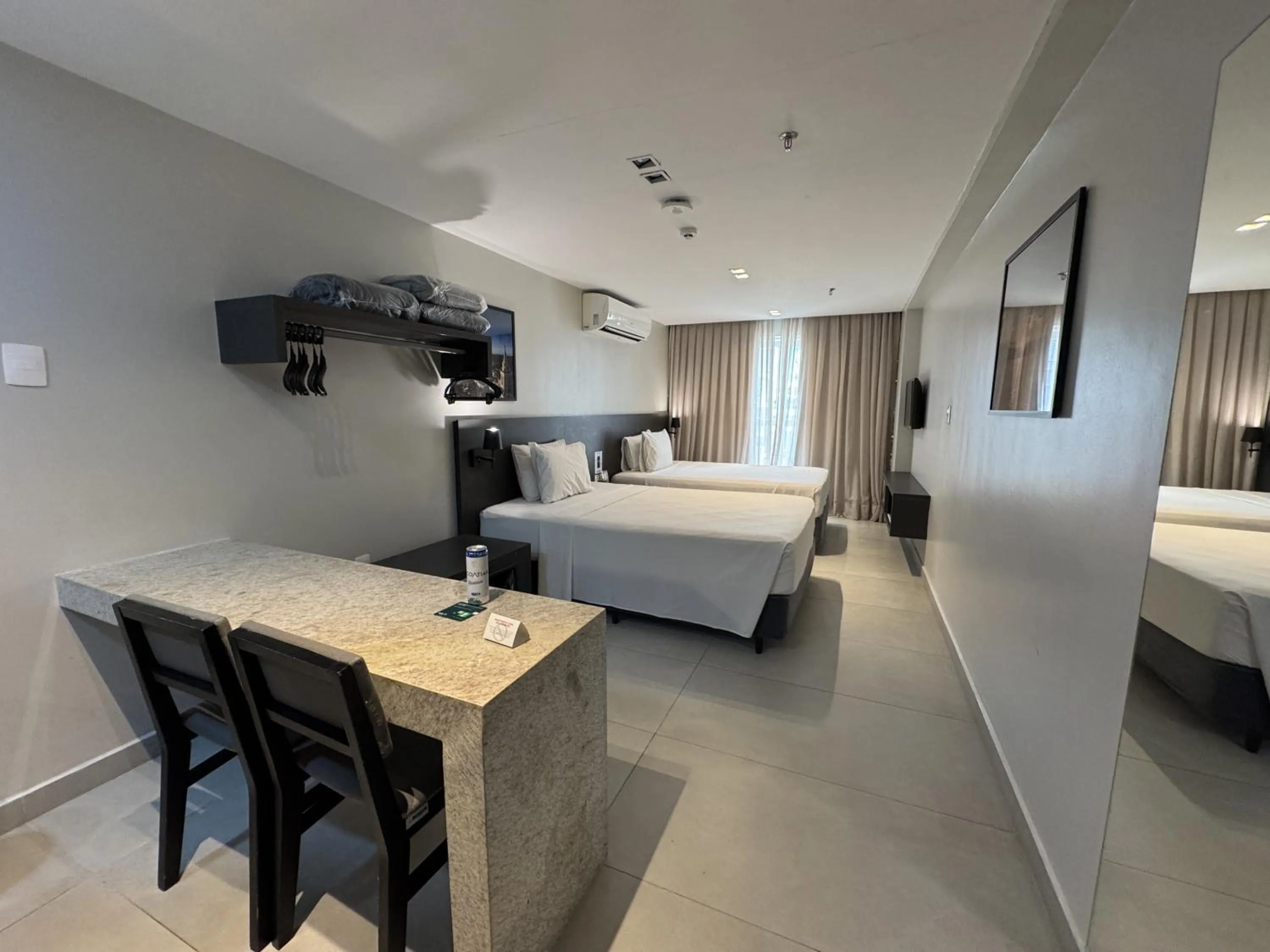 Bed in Quality Suítes João Pessoa