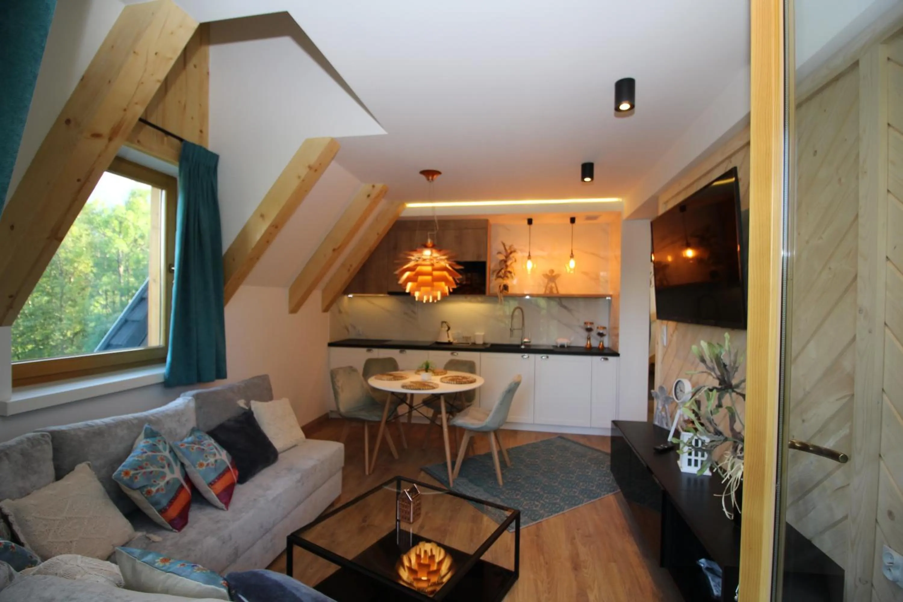 Living room in Rezydencja Sobiczkowa Apartamenty