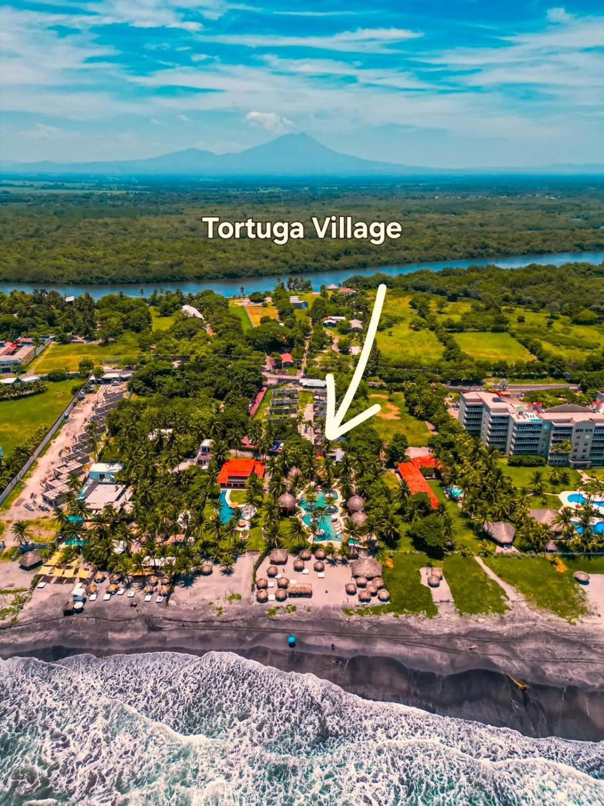 Natural landscape in Hotel Tortuga Village