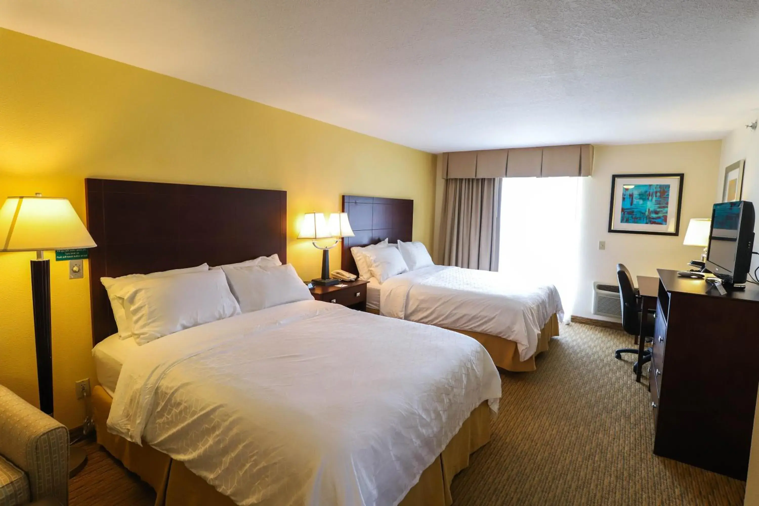 Queen Room with Two Queen Beds and Balcony - Non-Smoking in Holiday Inn Express St. Ignace-Lake Front by IHG Queen Room with Two Queen Beds and Balcony - Non-Smoking in Holiday Inn Express St. Ignace-Lake Front by IHG