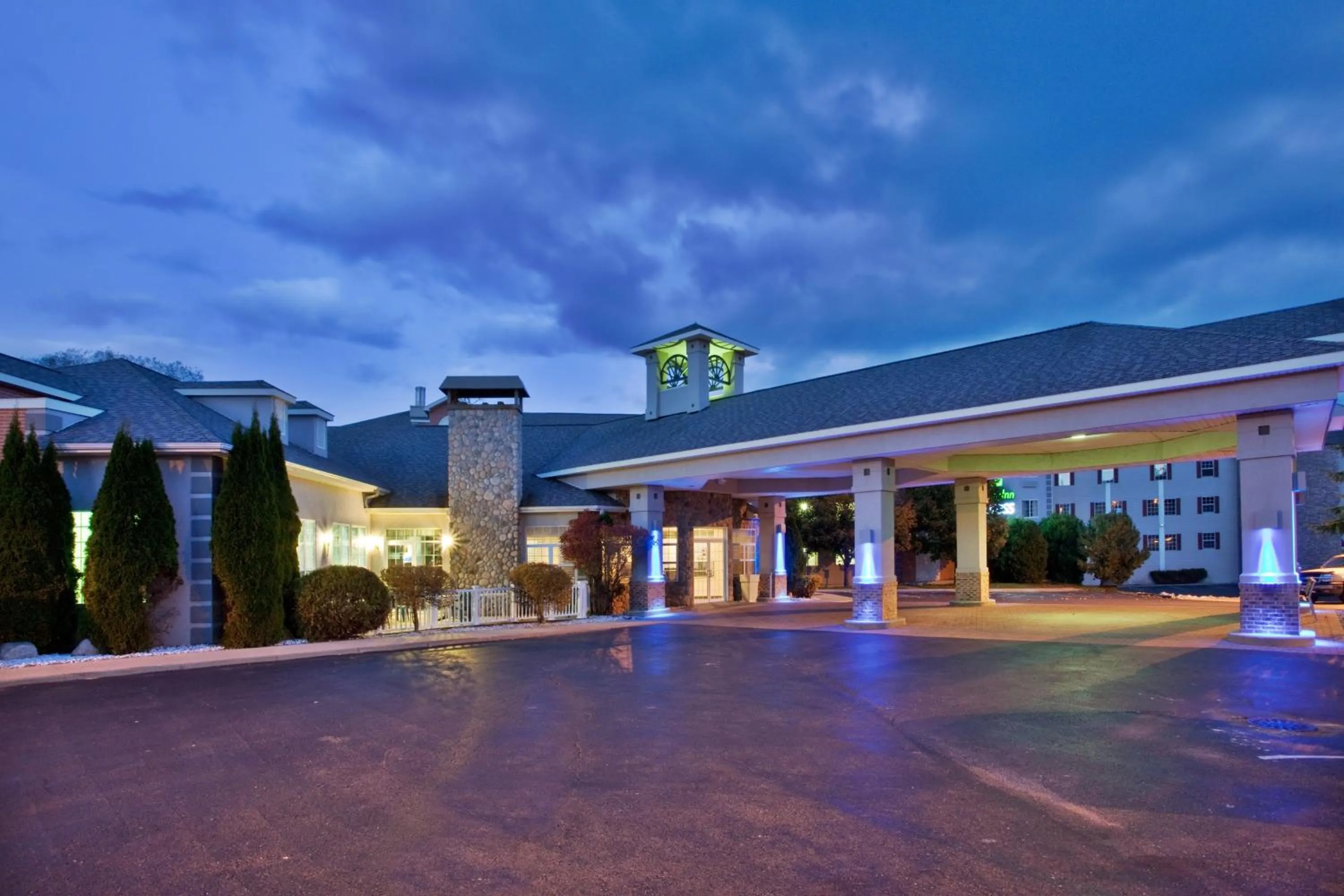 Property building in Holiday Inn Express St. Ignace-Lake Front by IHG