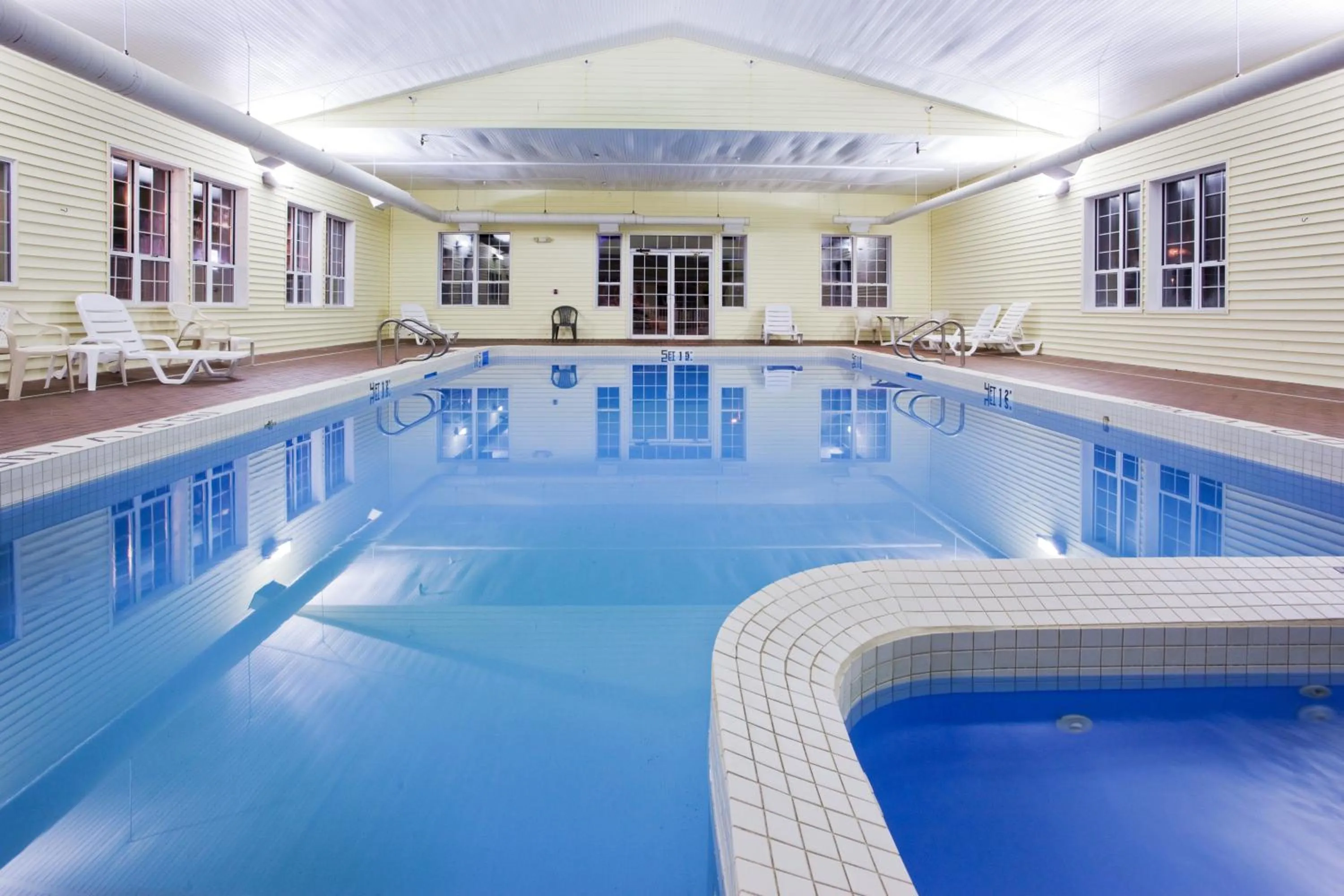 Swimming pool in Holiday Inn Express St. Ignace-Lake Front by IHG