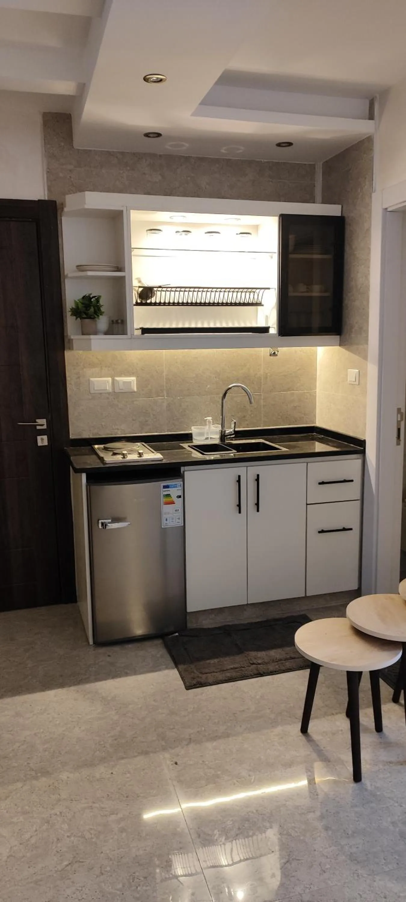 Kitchen or kitchenette in The Boutique Hotel Amman