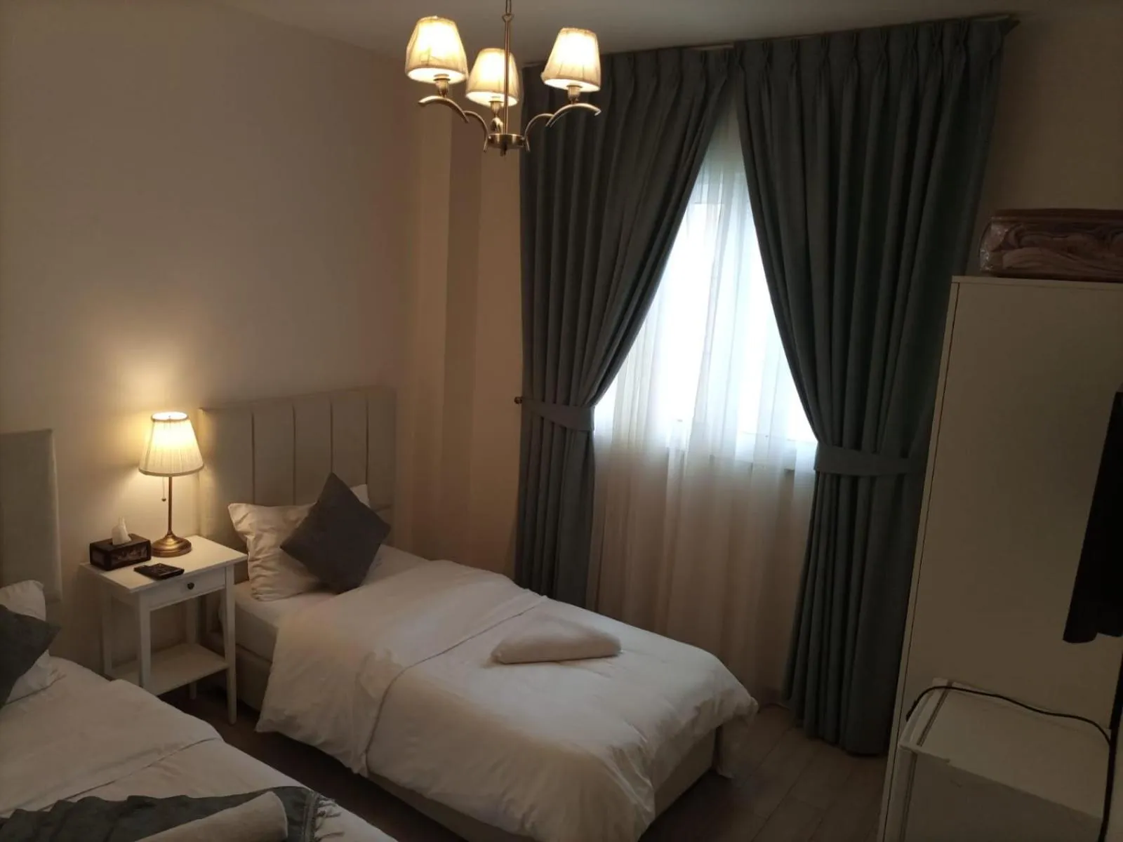 TV and multimedia, Bed in The Boutique Hotel Amman