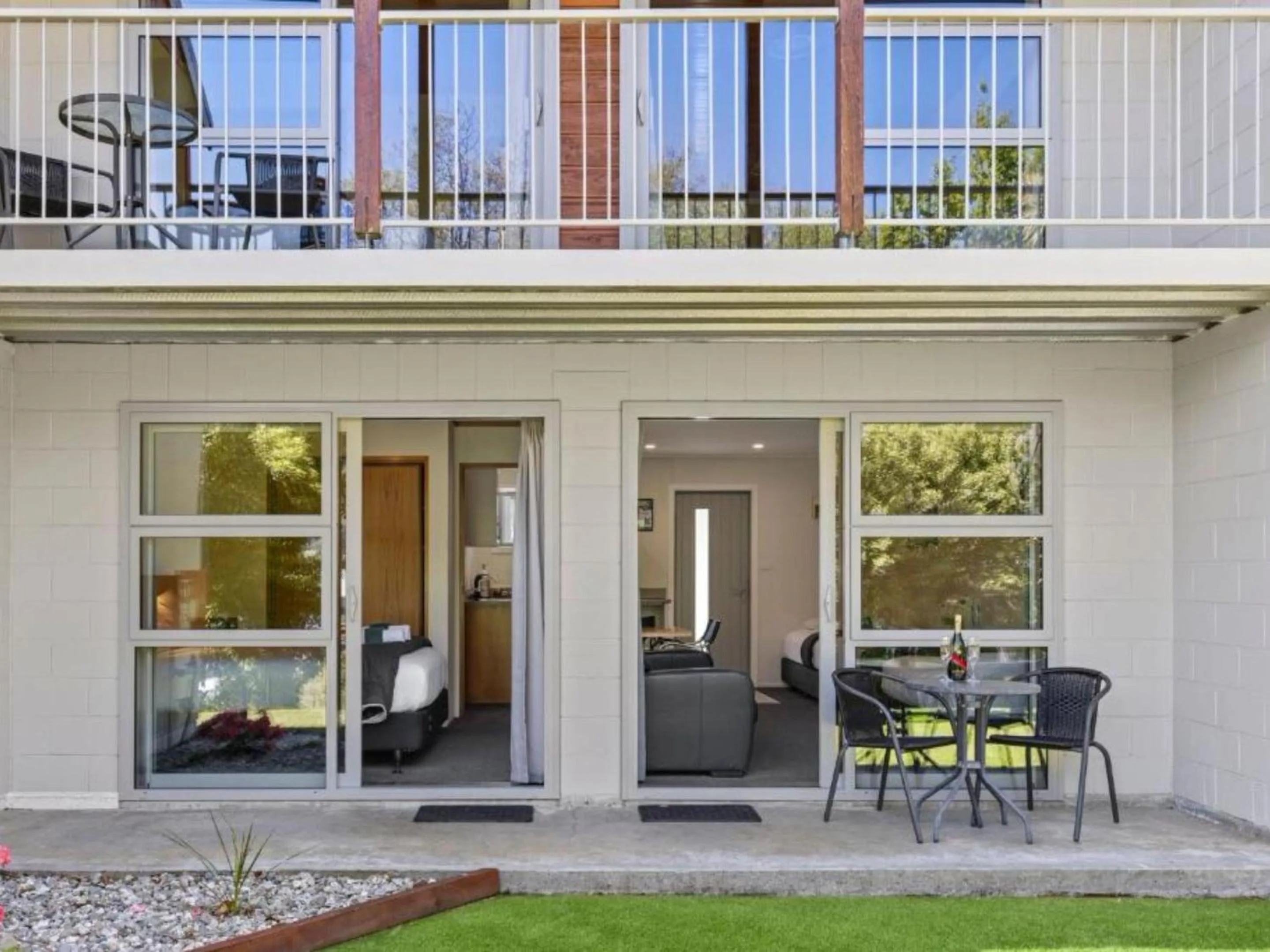 Seating area in ASURE Brookvale Motel