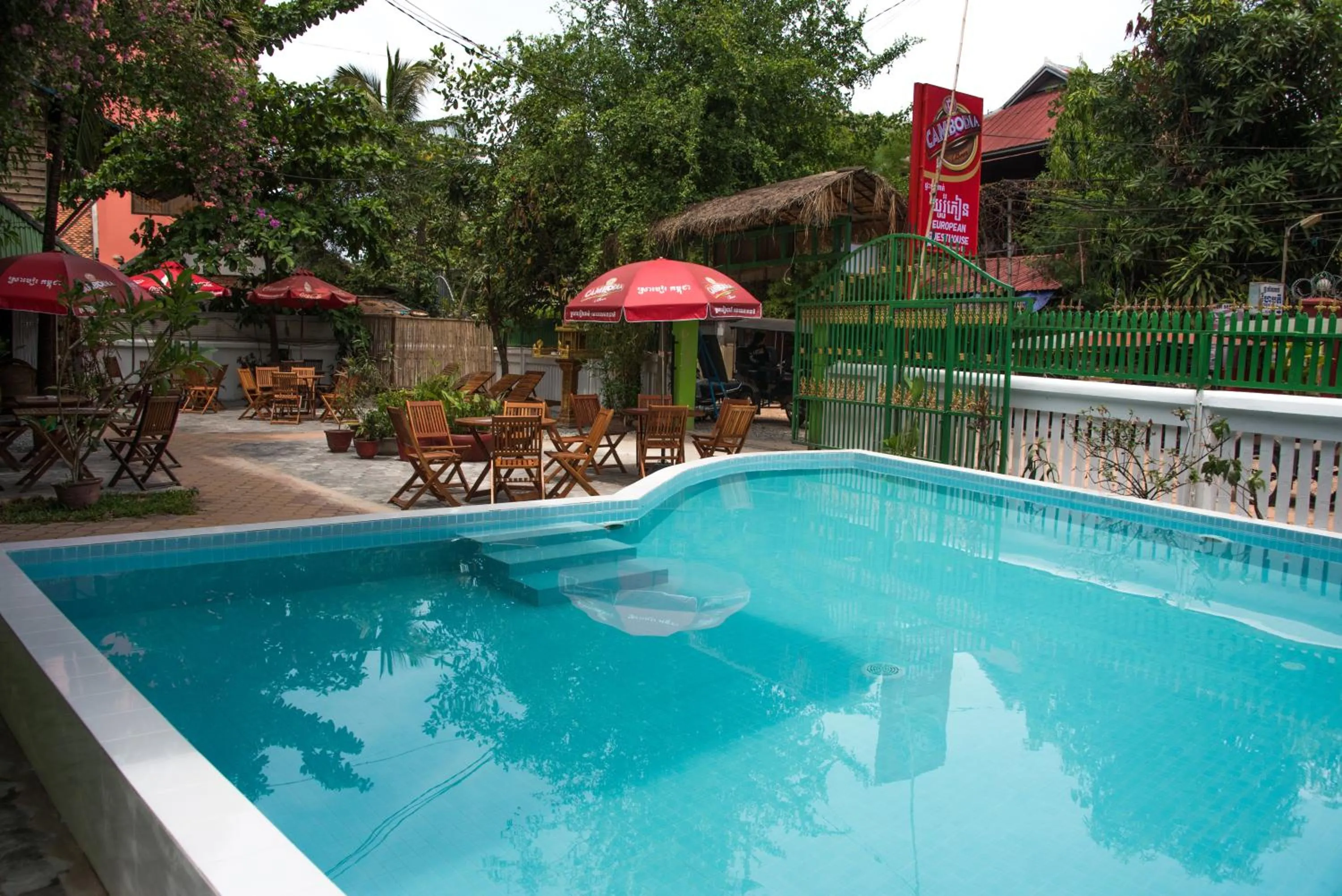 Swimming pool in Five Rose Siem Reap Hostel