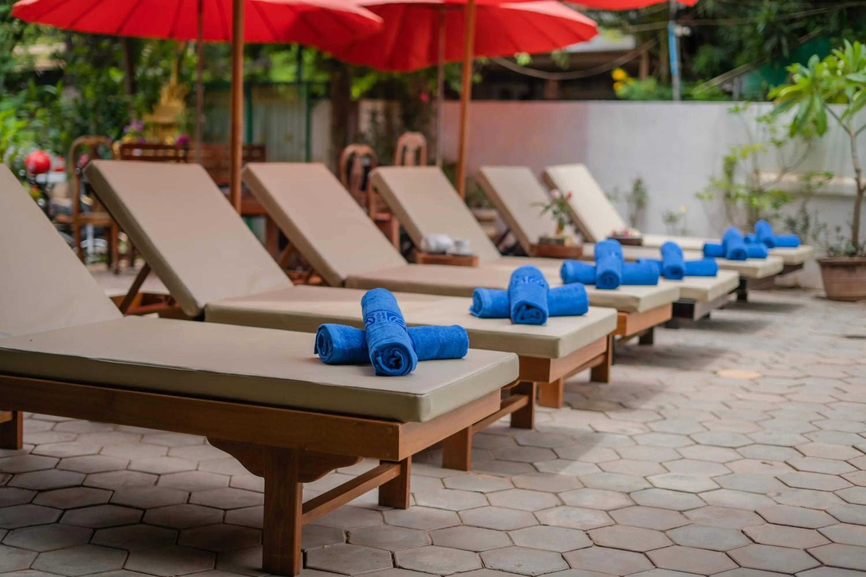 Property building in Five Rose Siem Reap Hostel