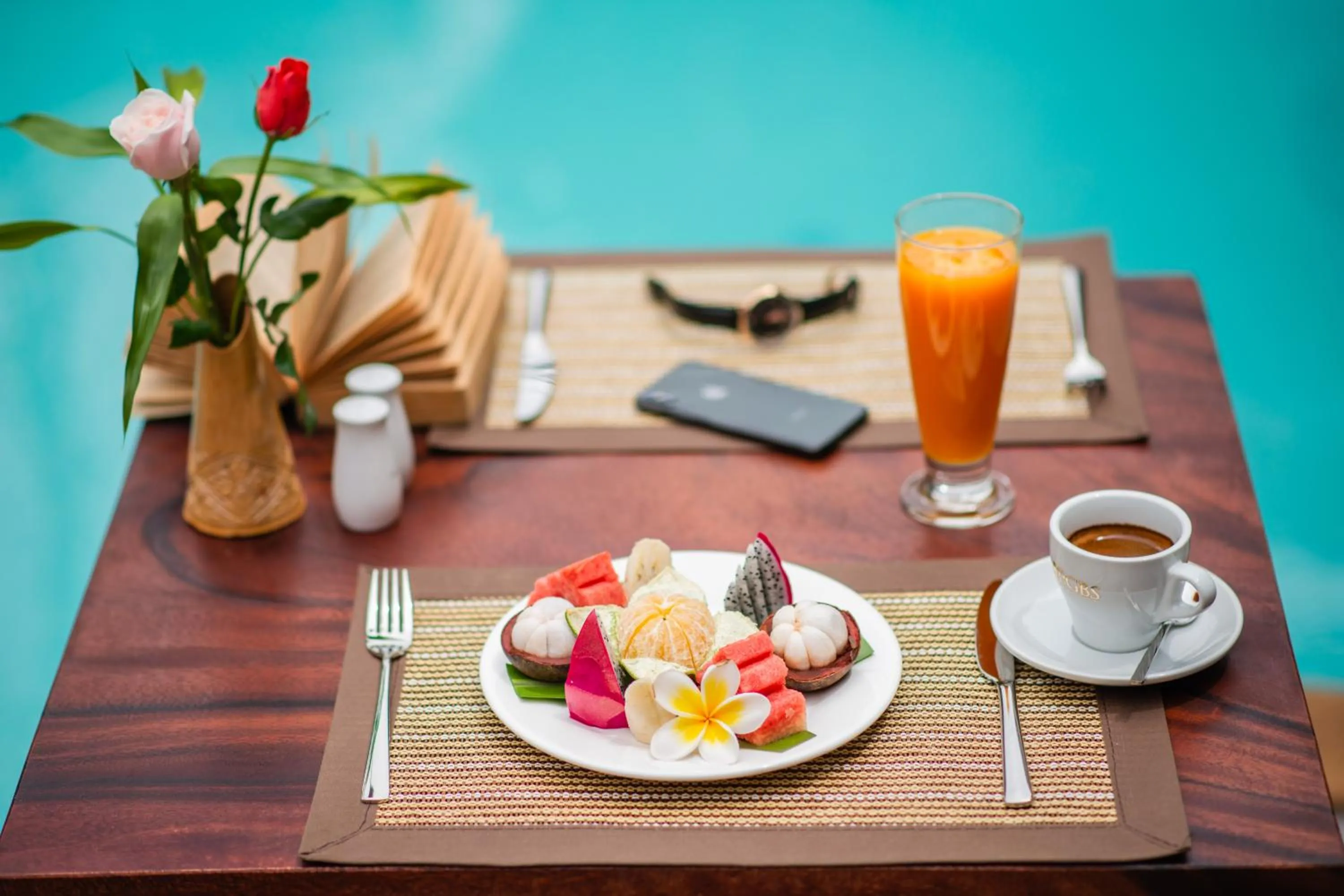 Breakfast in Five Rose Siem Reap Hostel