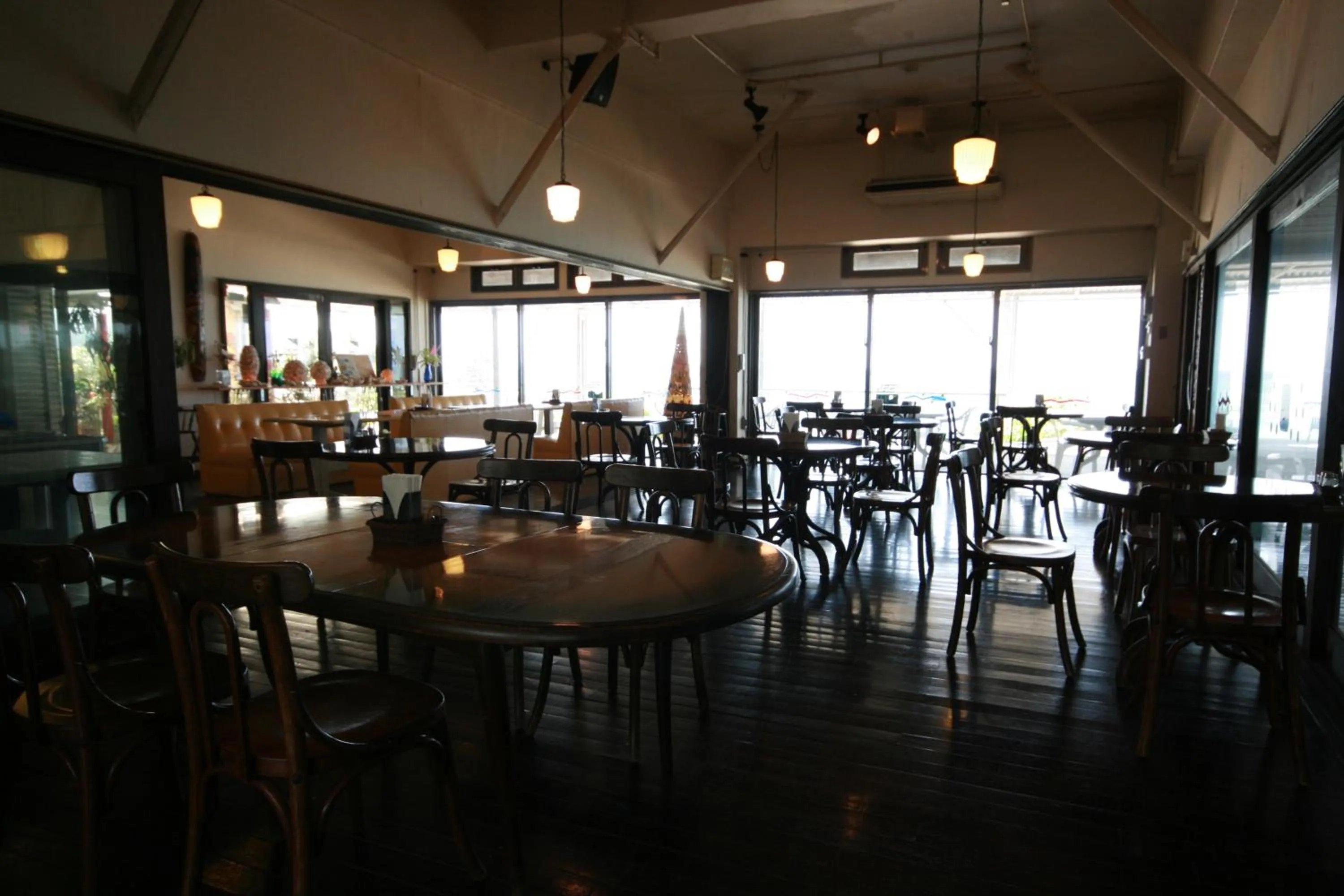 Dining area in Hotel & Restaurant On the Beach Lue