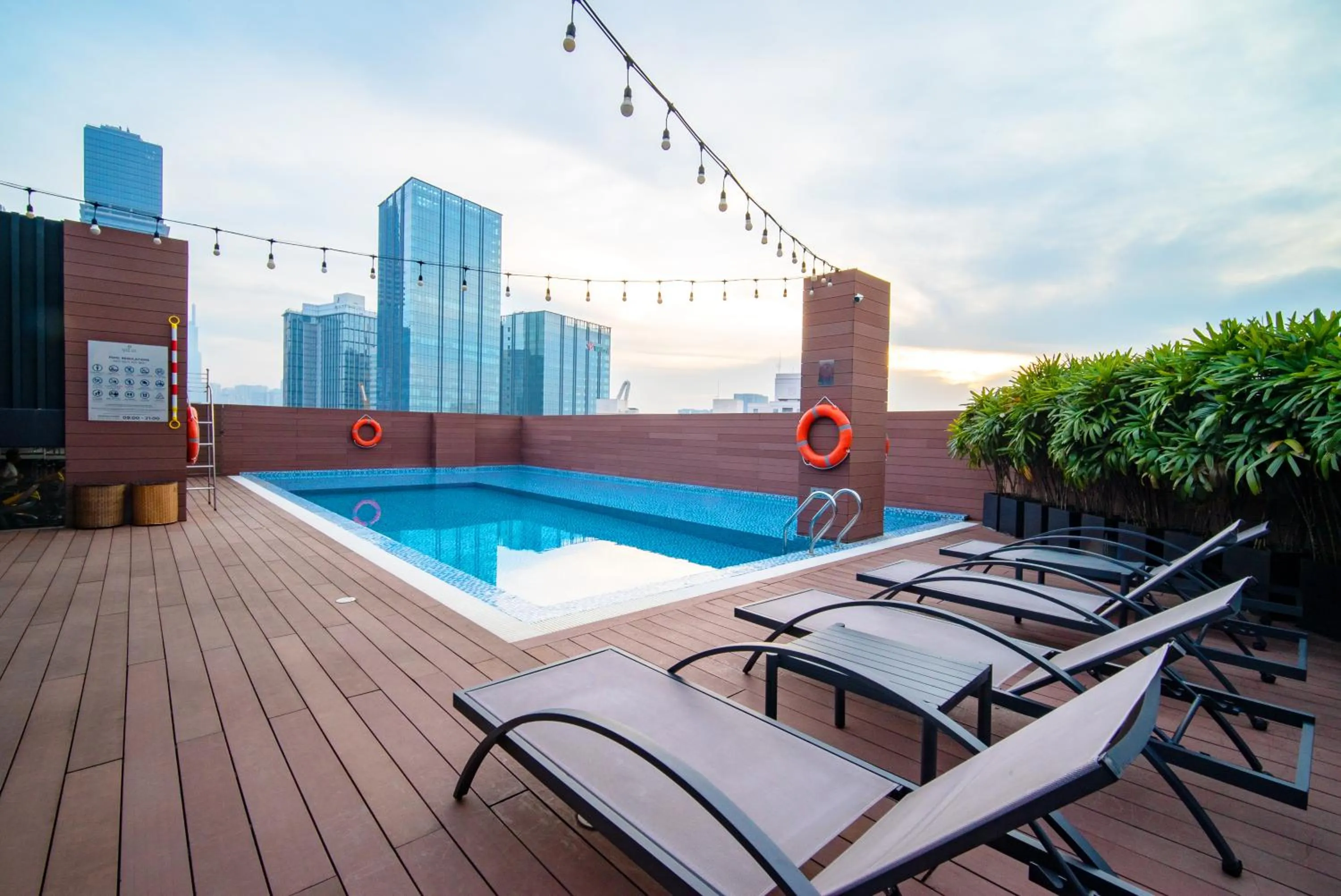 Swimming pool in Nhat Ha L’Opera Hotel