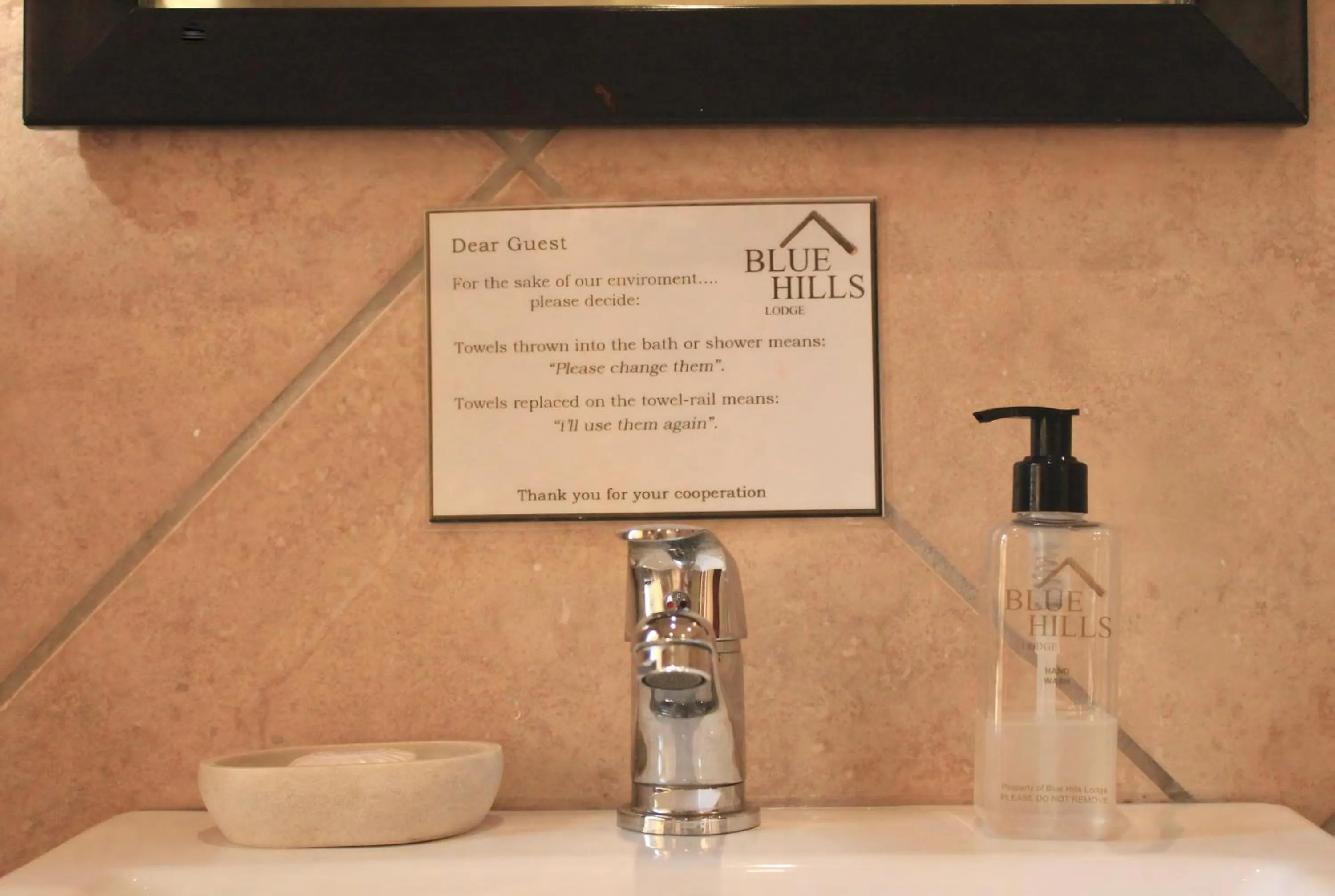 Bathroom in Blue Hills Lodge