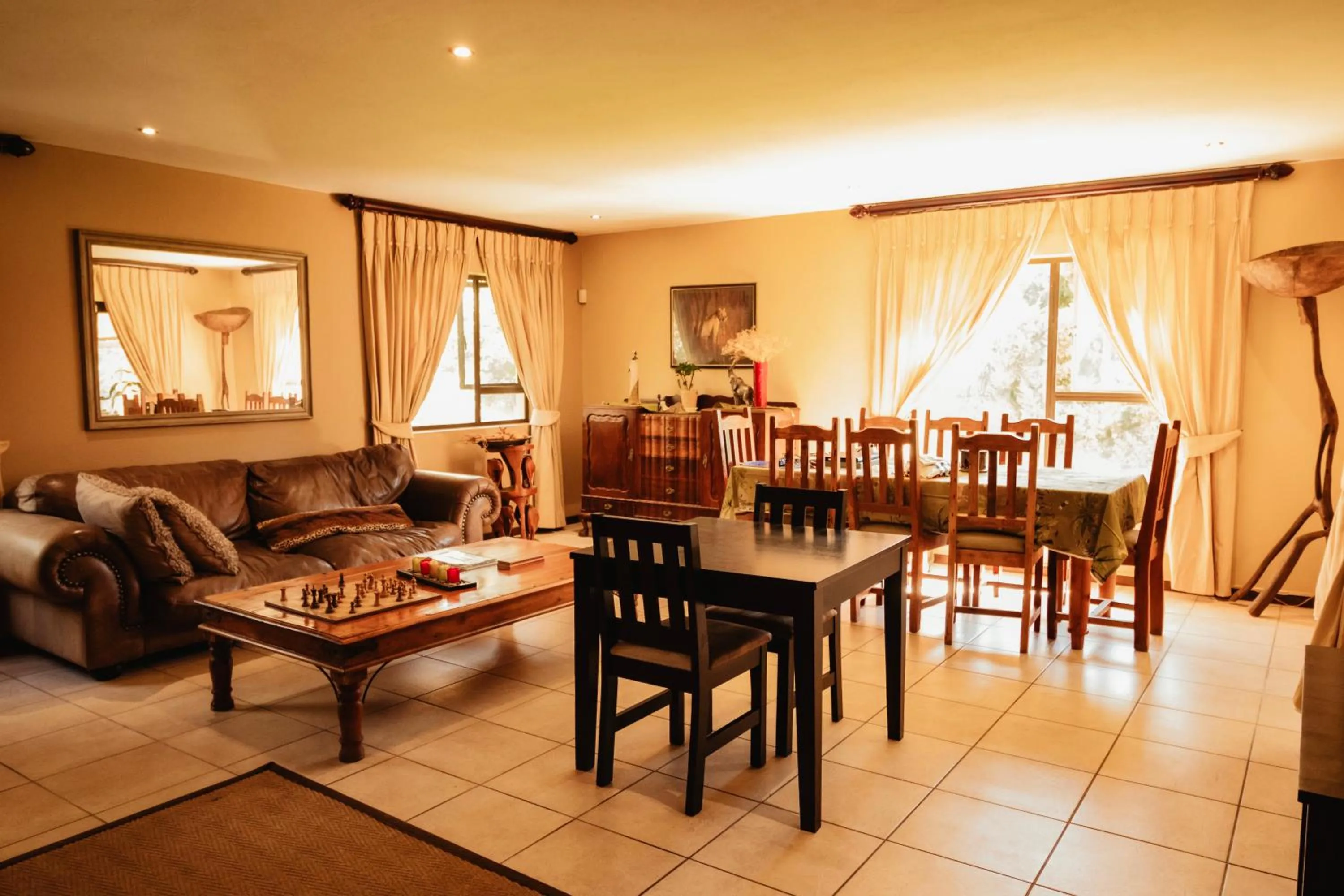 Seating area in Blue Hills Lodge