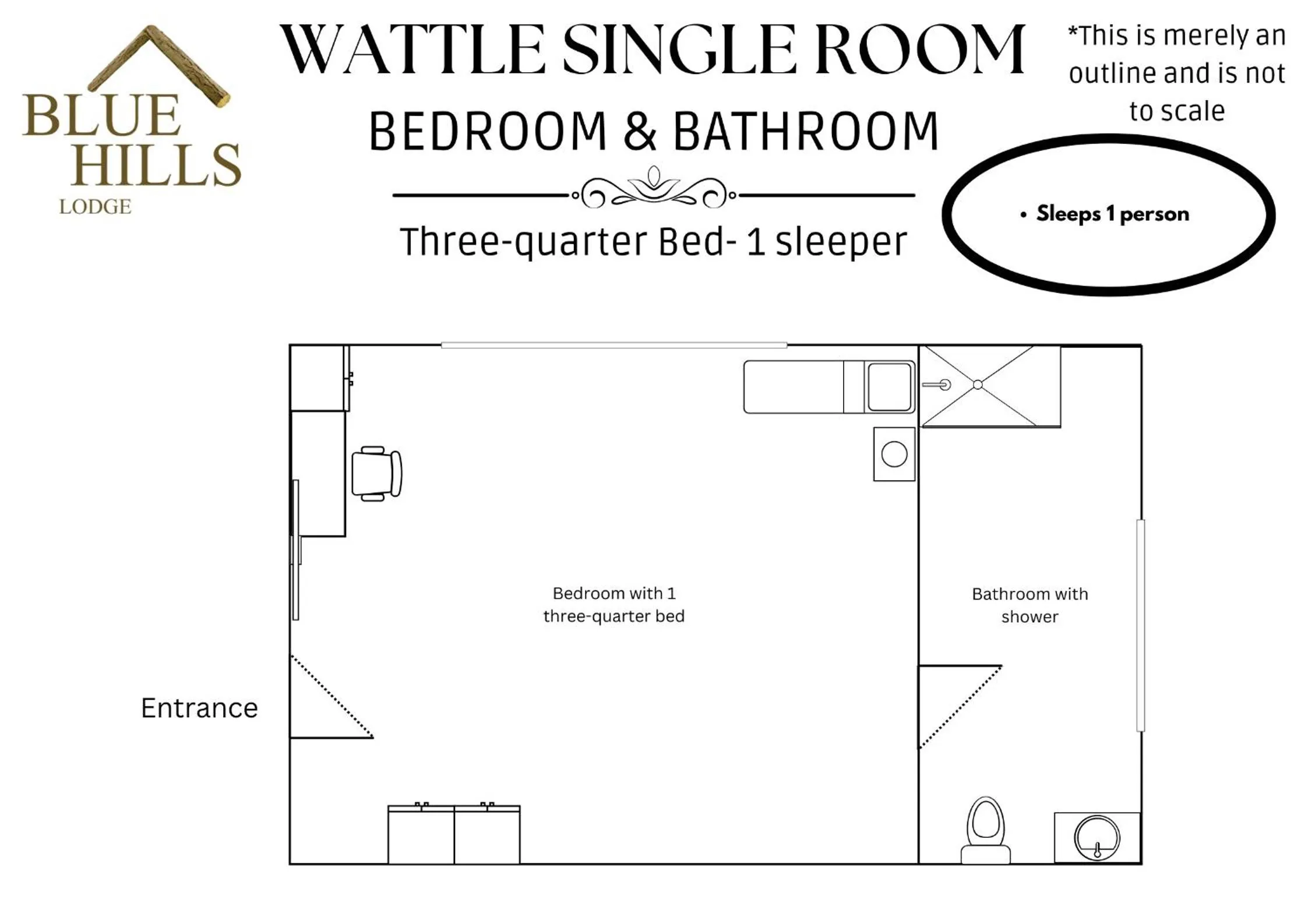 Floor plan in Blue Hills Lodge