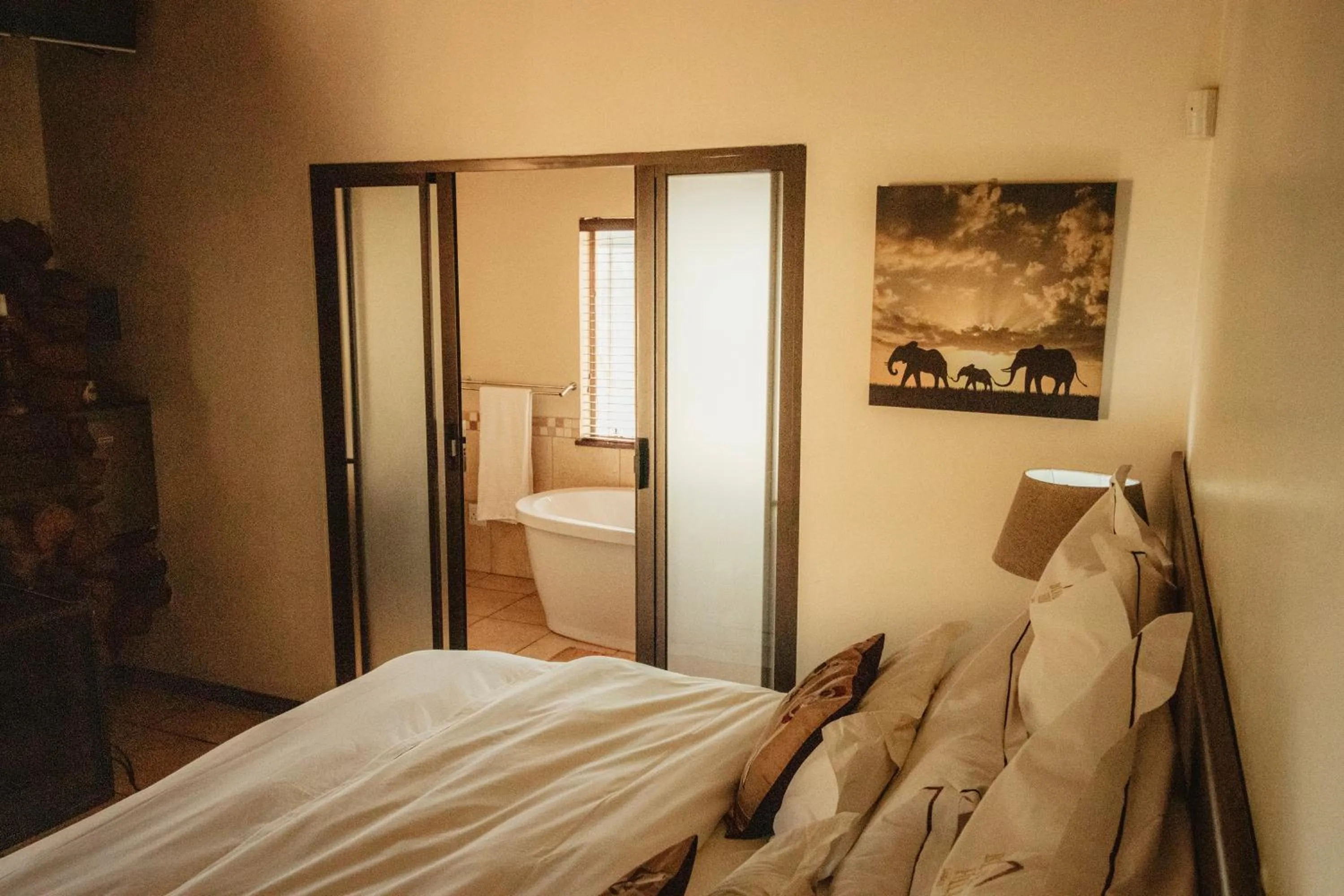 Bed in Blue Hills Lodge