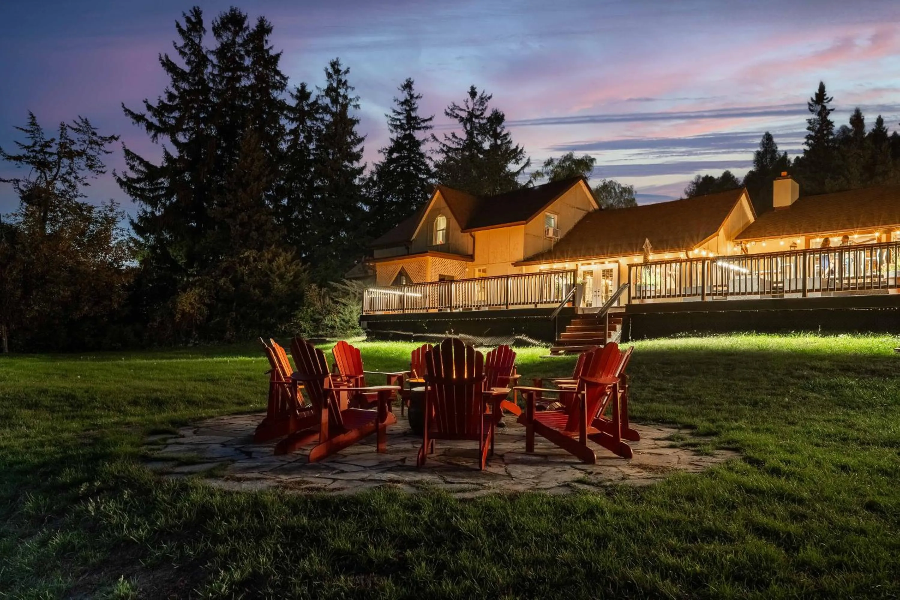 Garden view in Northumberland Heights Wellness Retreat & Spa