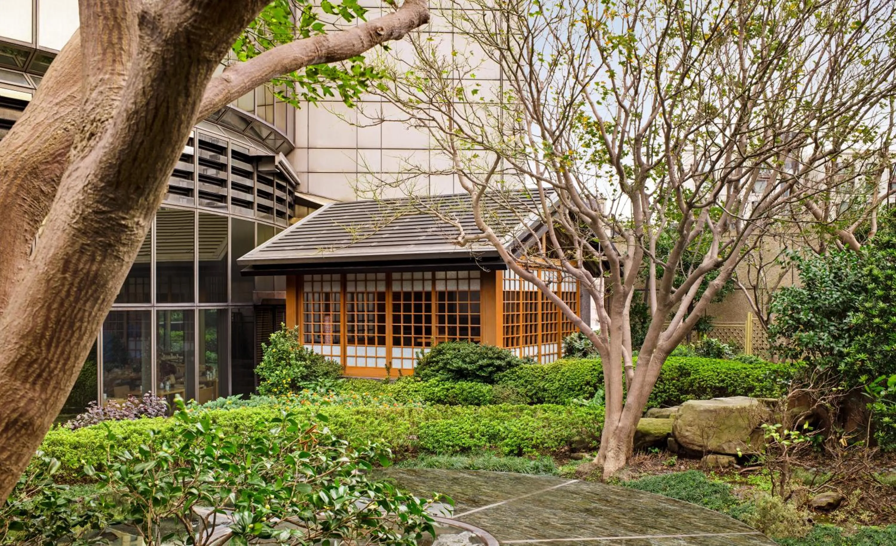 Garden in Shangri-La Far Eastern, Taipei
