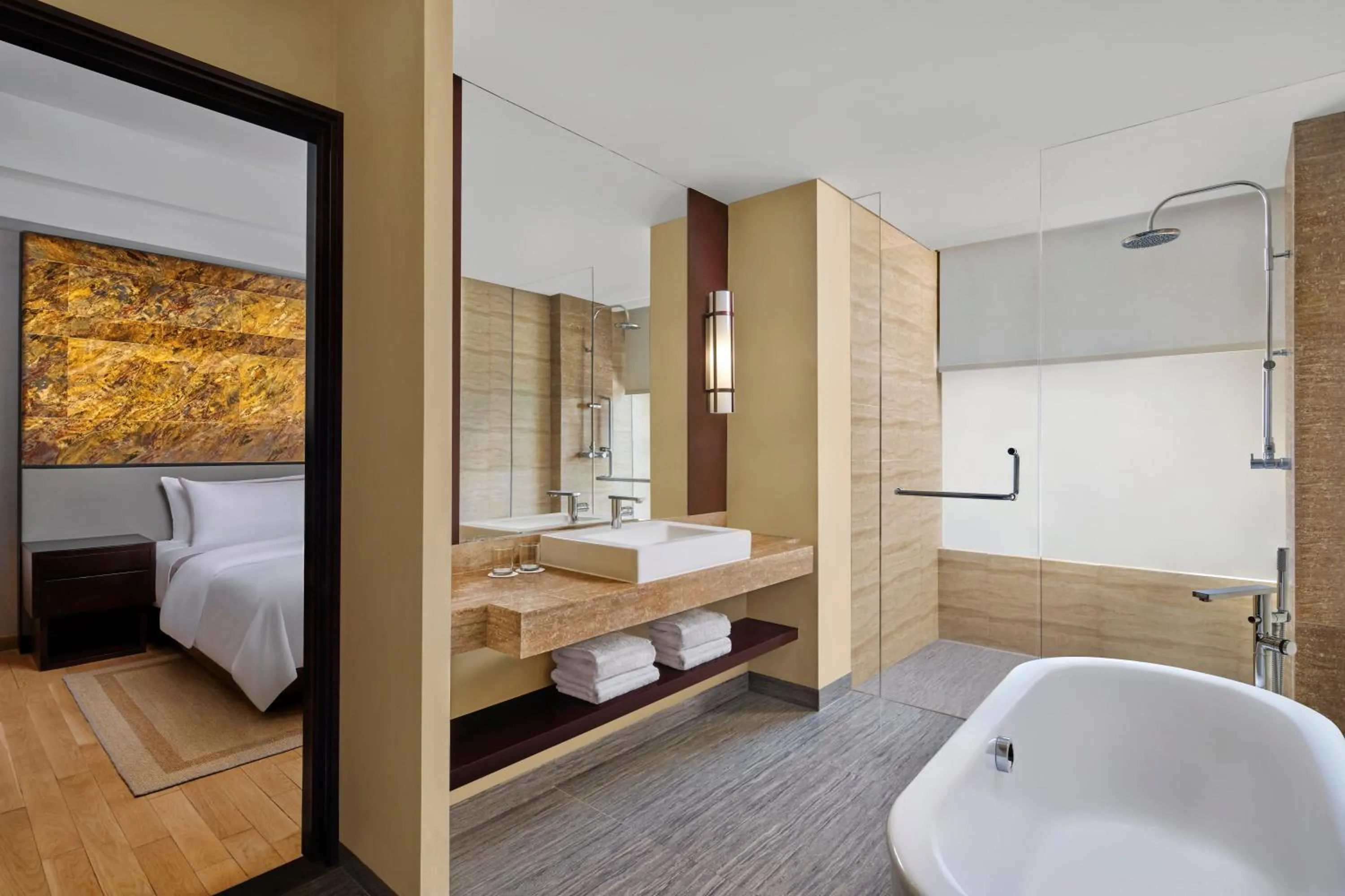 Shower, Bed in The Westin Resort Nusa Dua, Bali