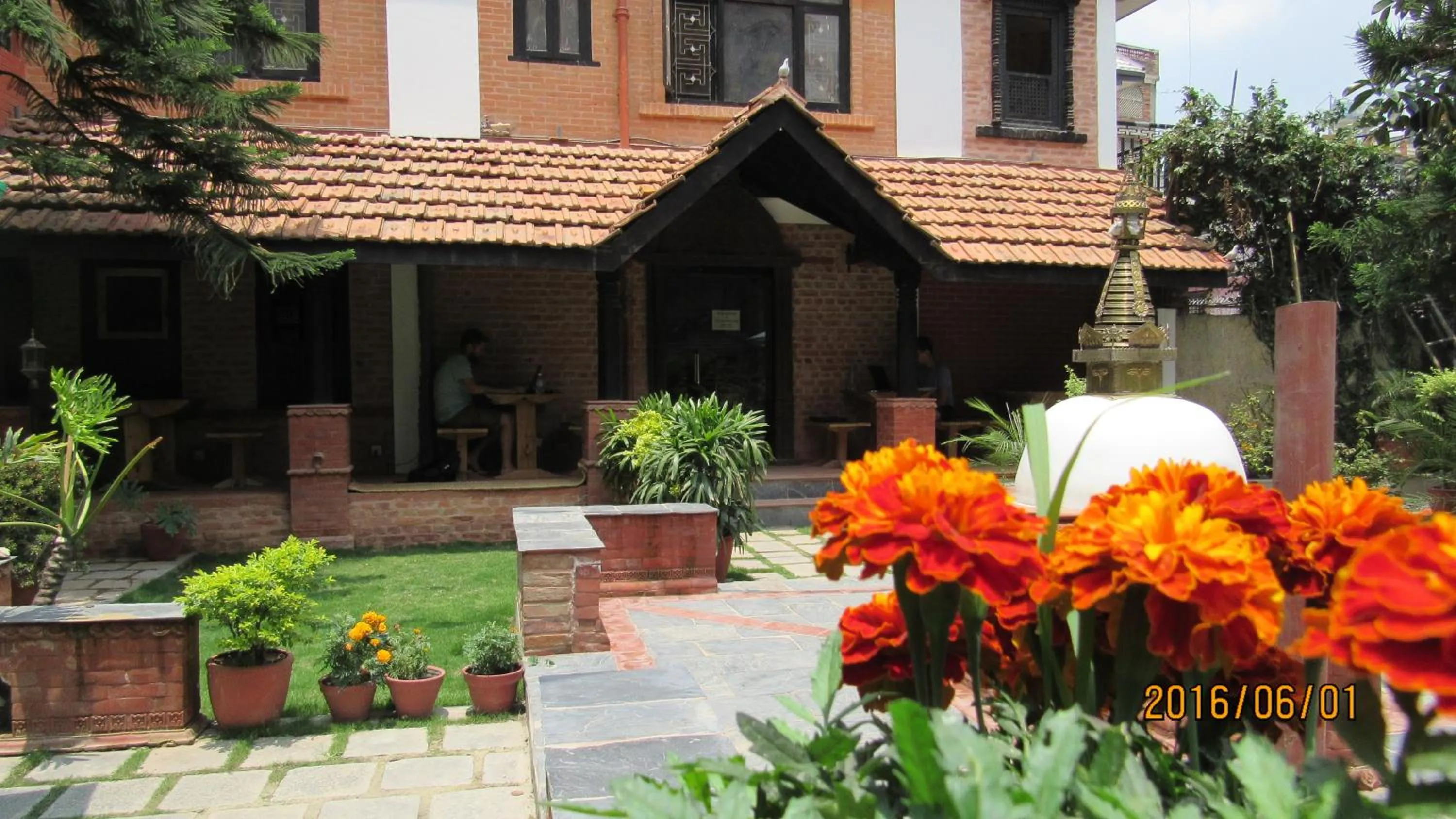 Garden in Hotel Ganesh Himal
