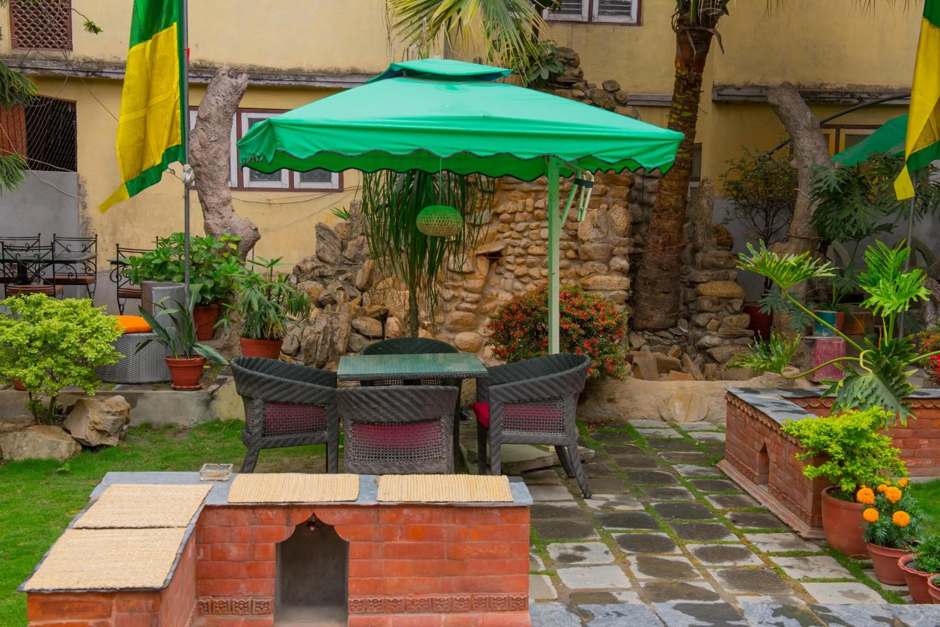 Garden in Hotel Ganesh Himal