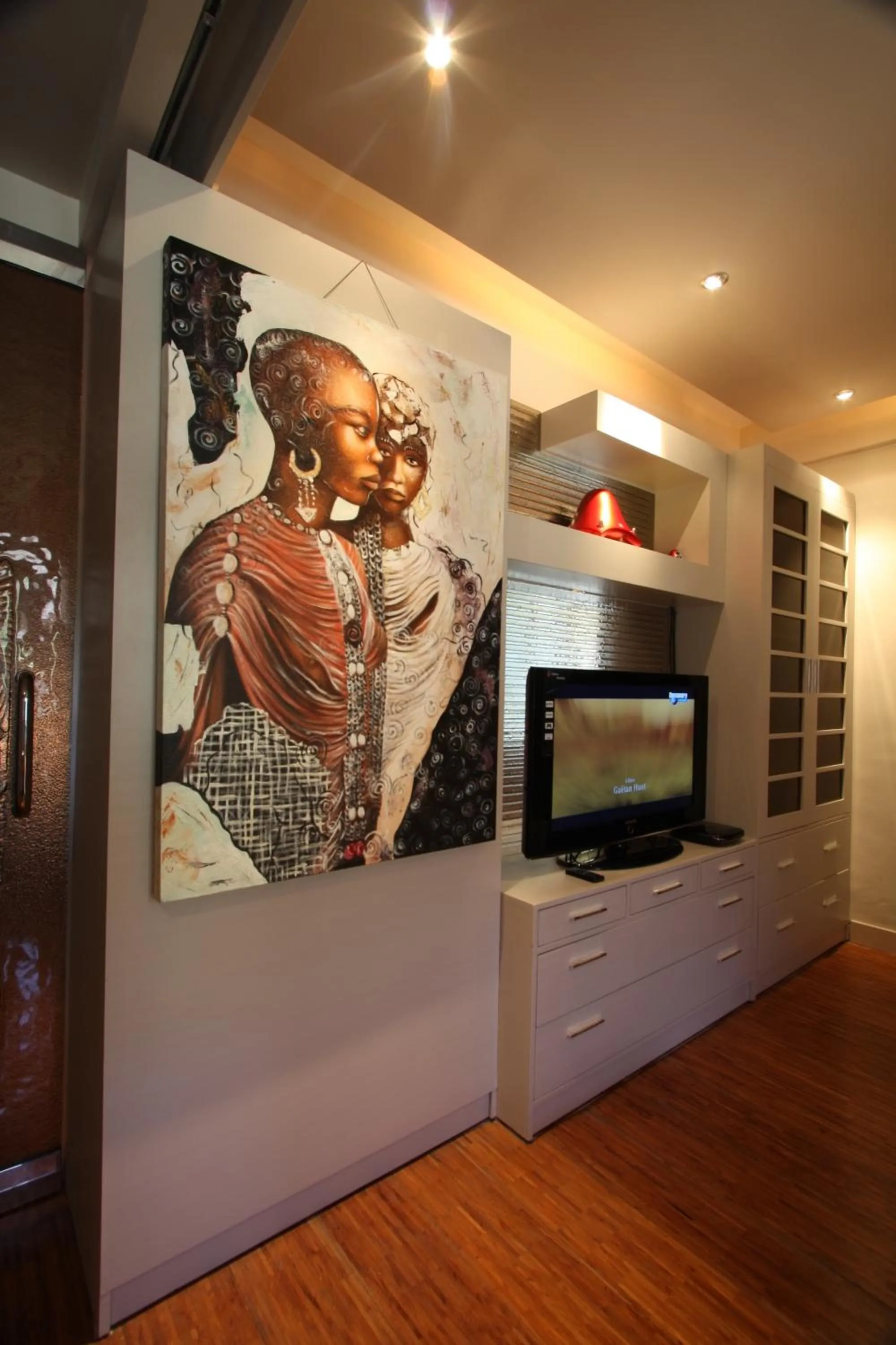 Decorative detail in Sejuk Suites