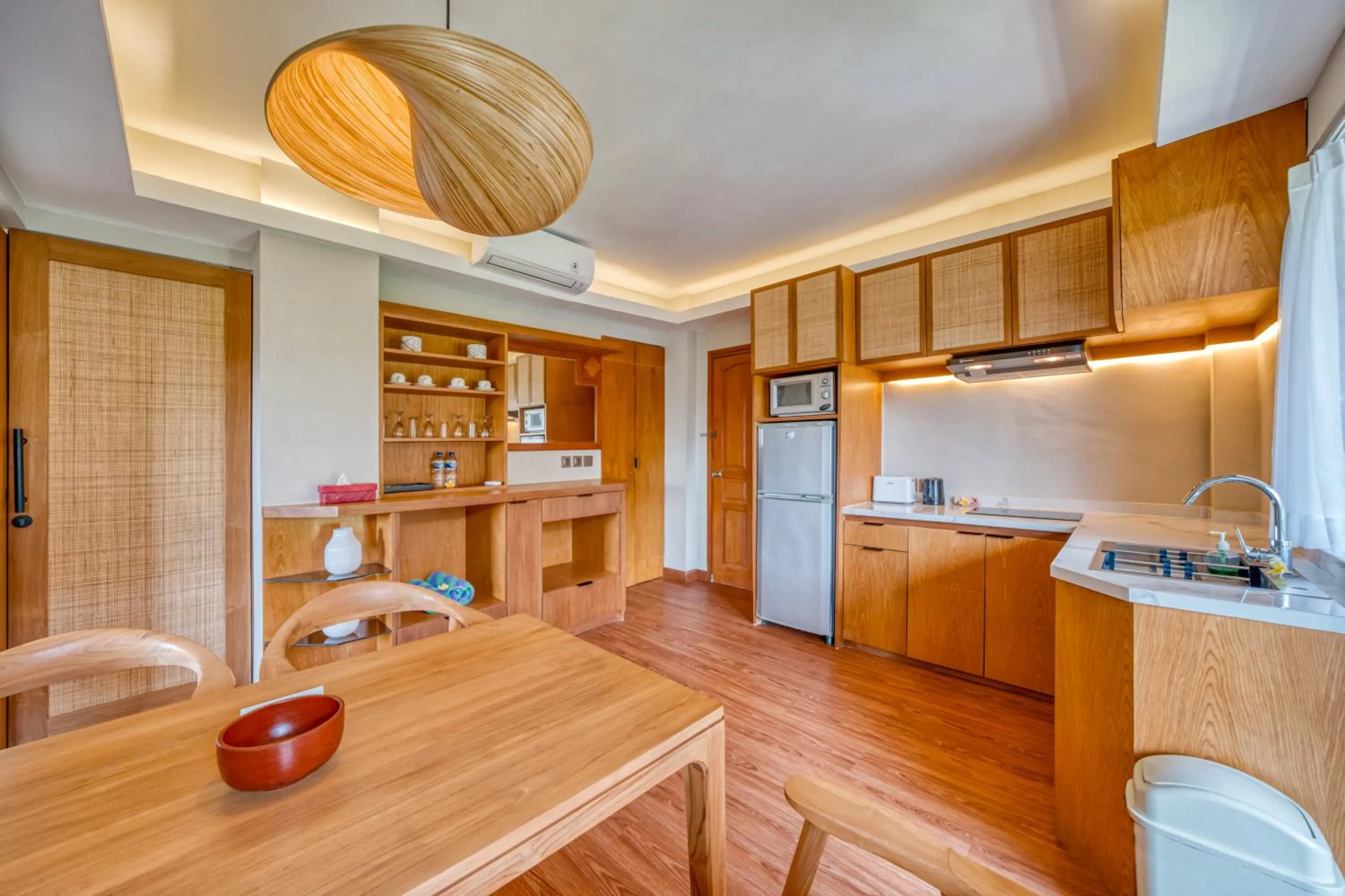 Kitchen or kitchenette in Sejuk Suites