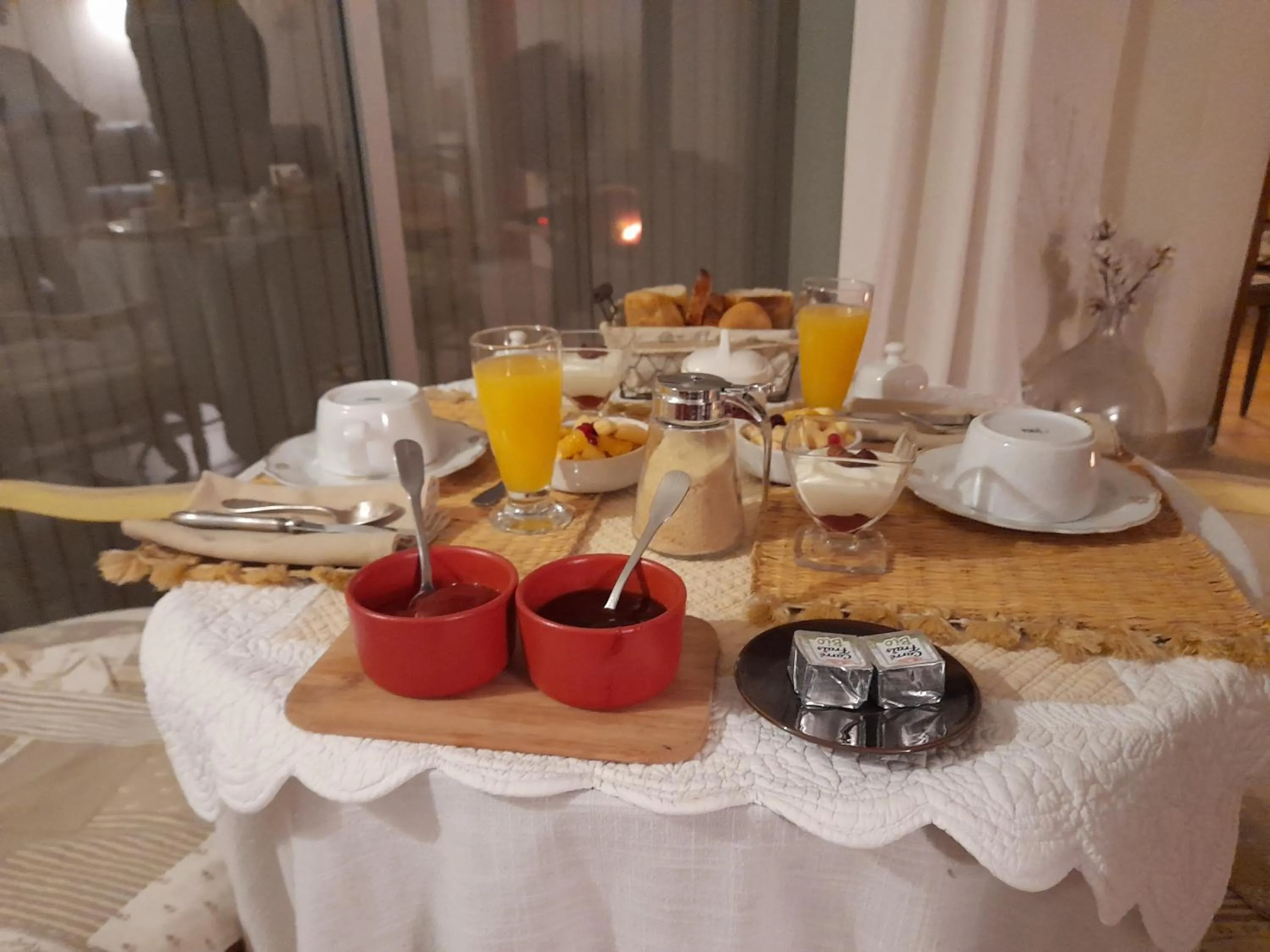 Continental breakfast in La Tramontane