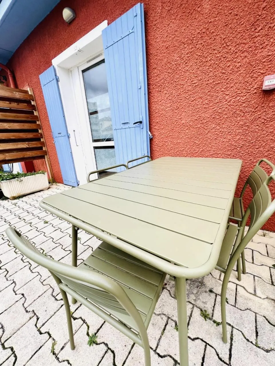 Balcony/Terrace in Hôtel Rose des Vents