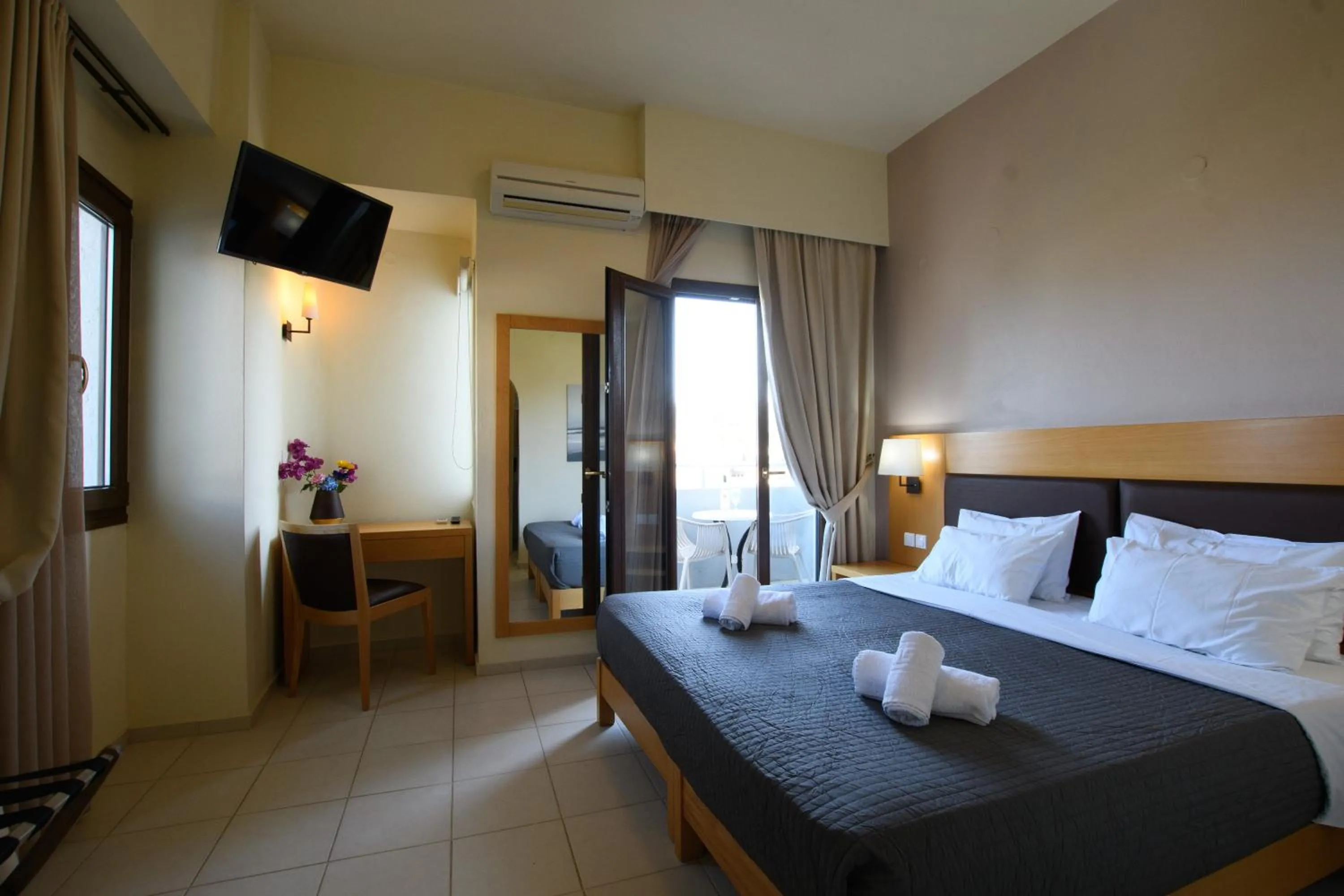 Photo of the whole room, Bed in Dimitra Hotel & Apartments by Omilos Hotels