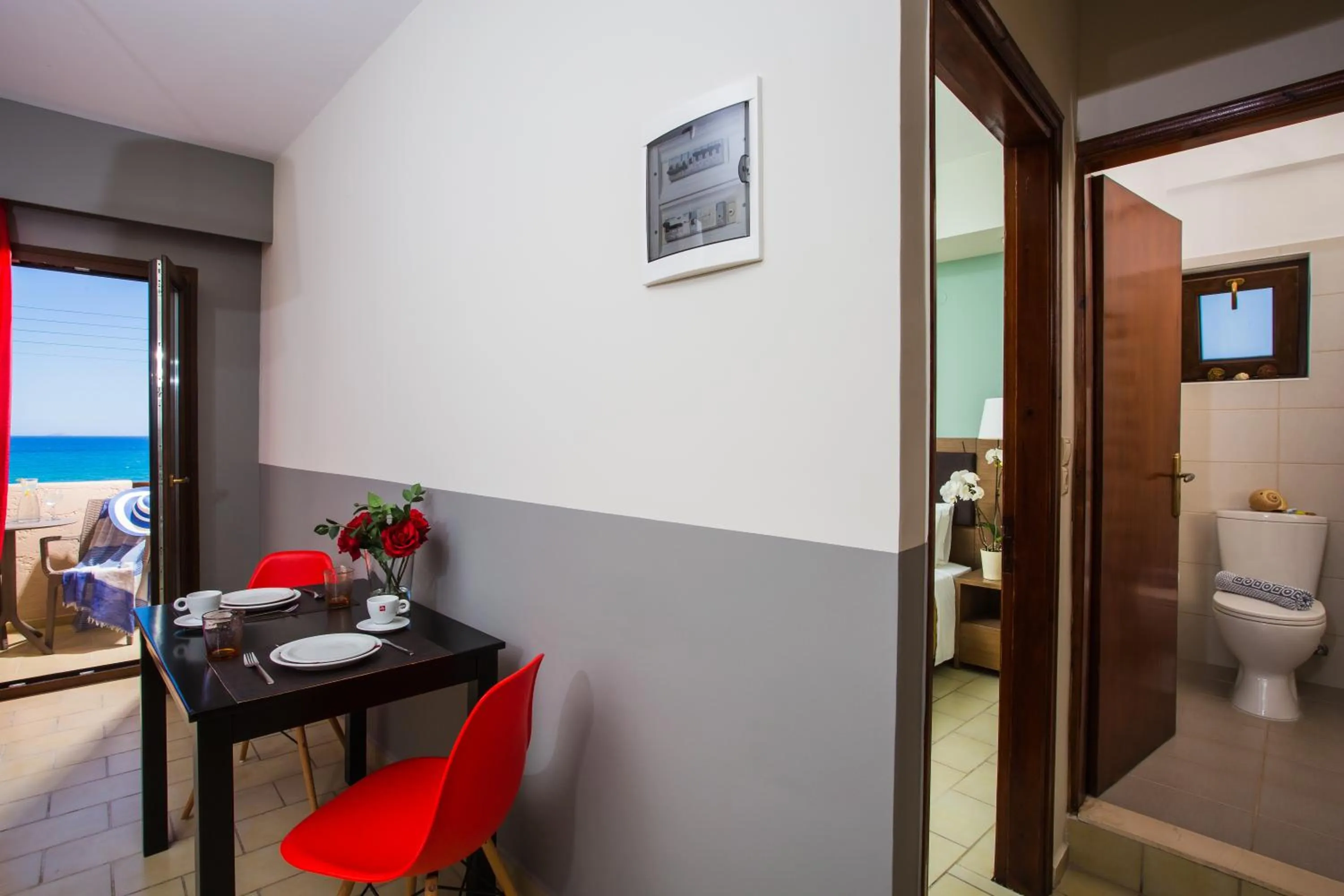 Living room in Dimitra Hotel & Apartments by Omilos Hotels