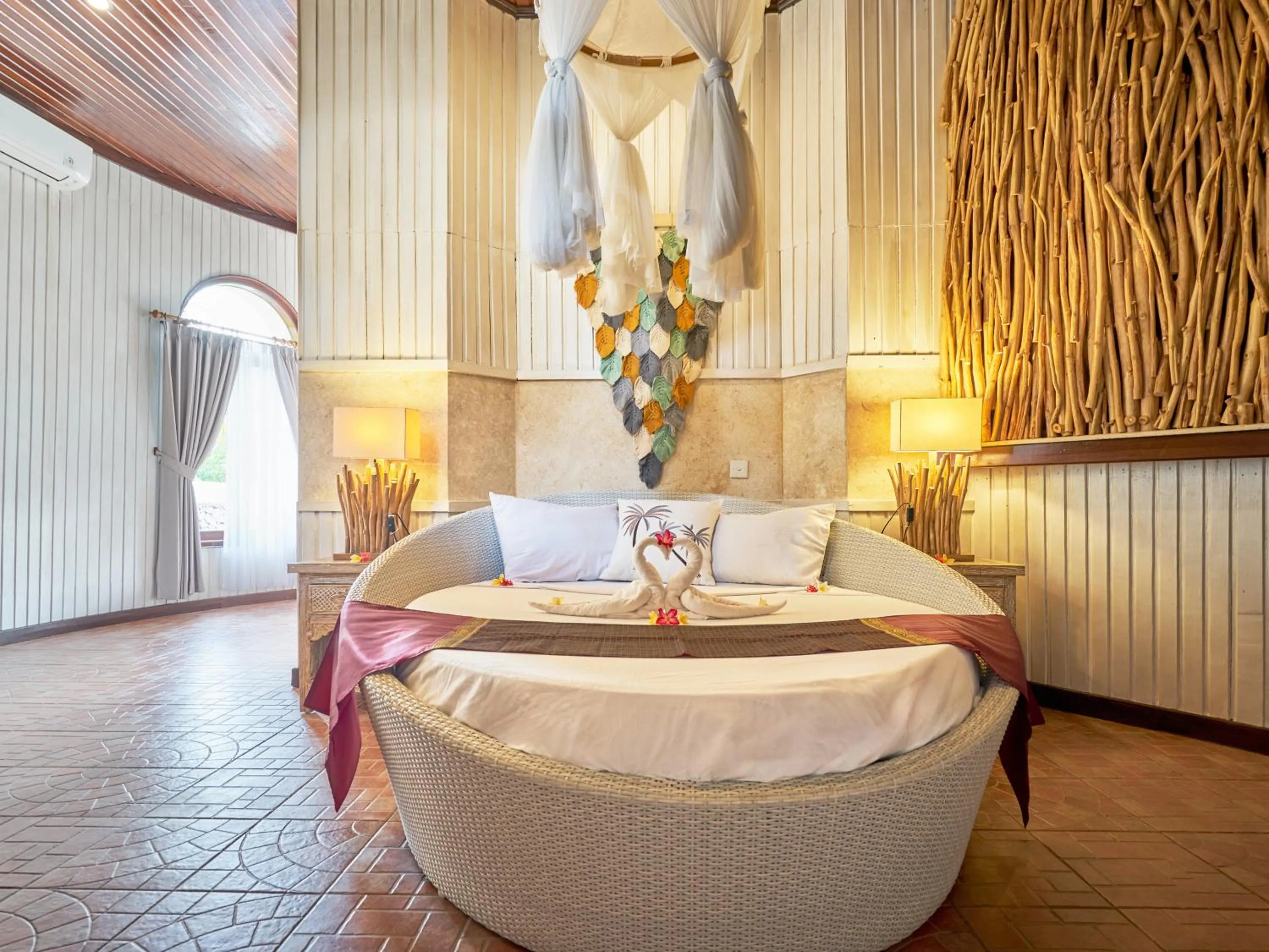 Bed in Onlyou Villas