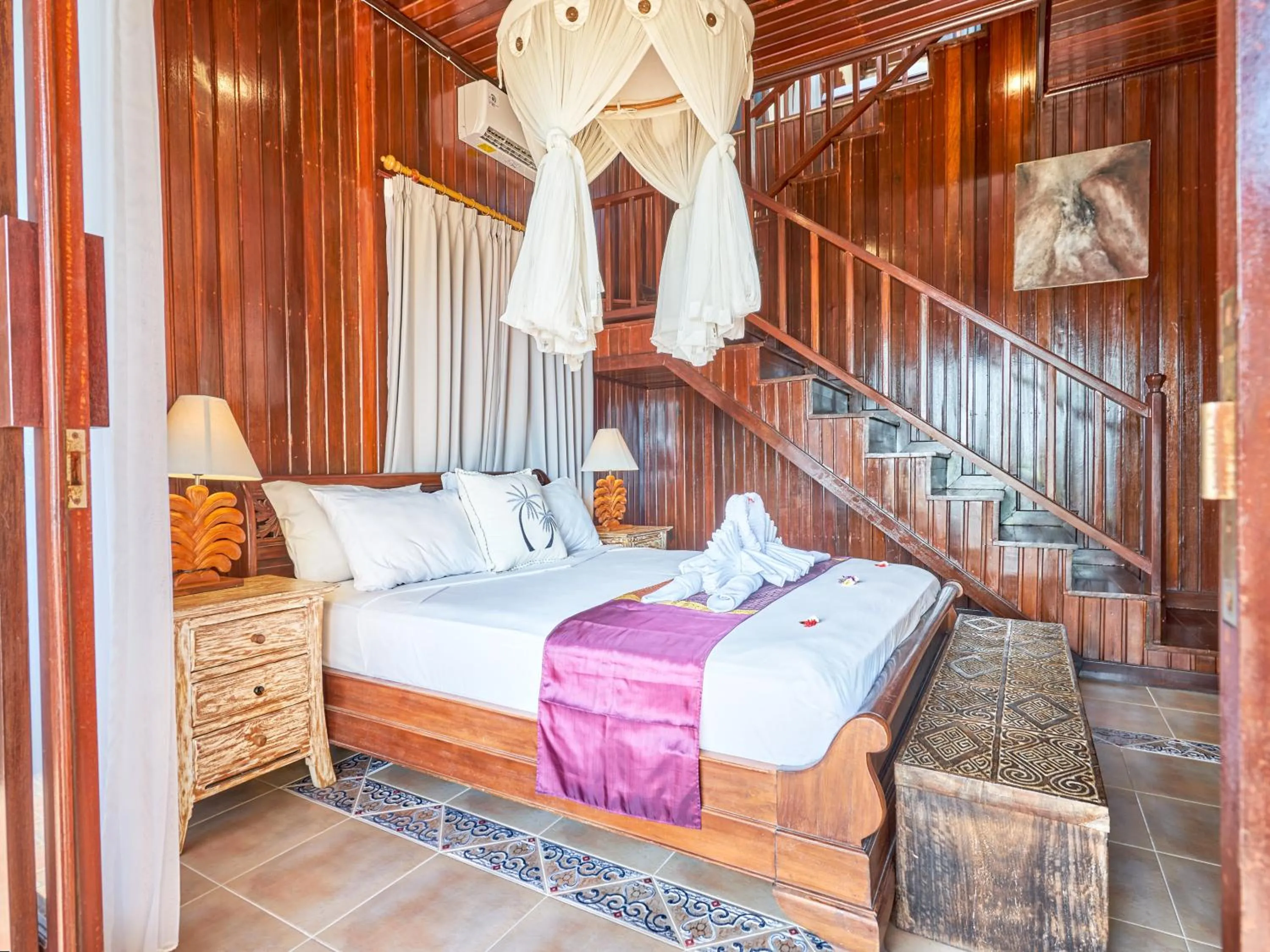 Bed in Onlyou Villas