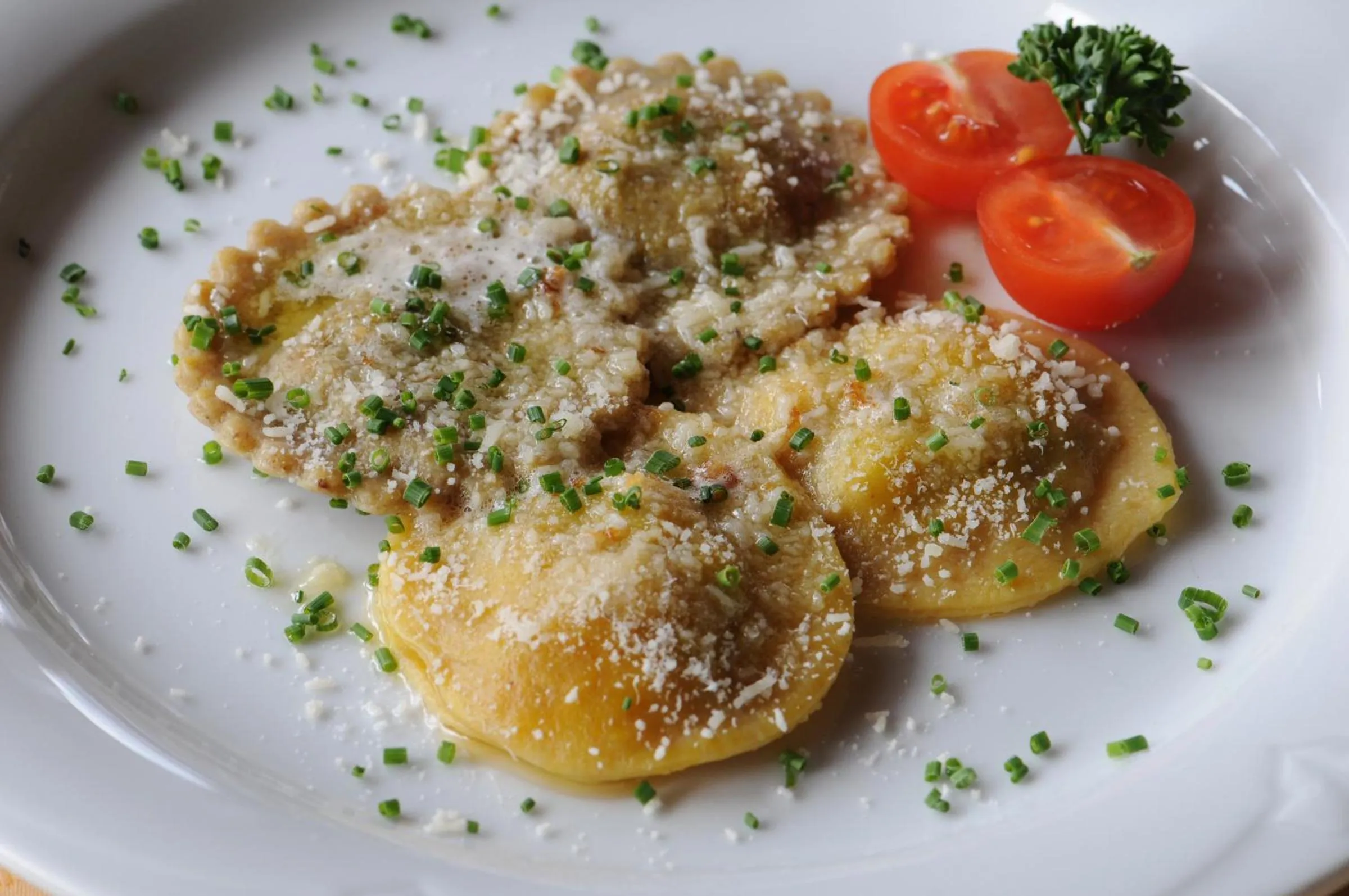 Food close-up in Naturhotel Haller