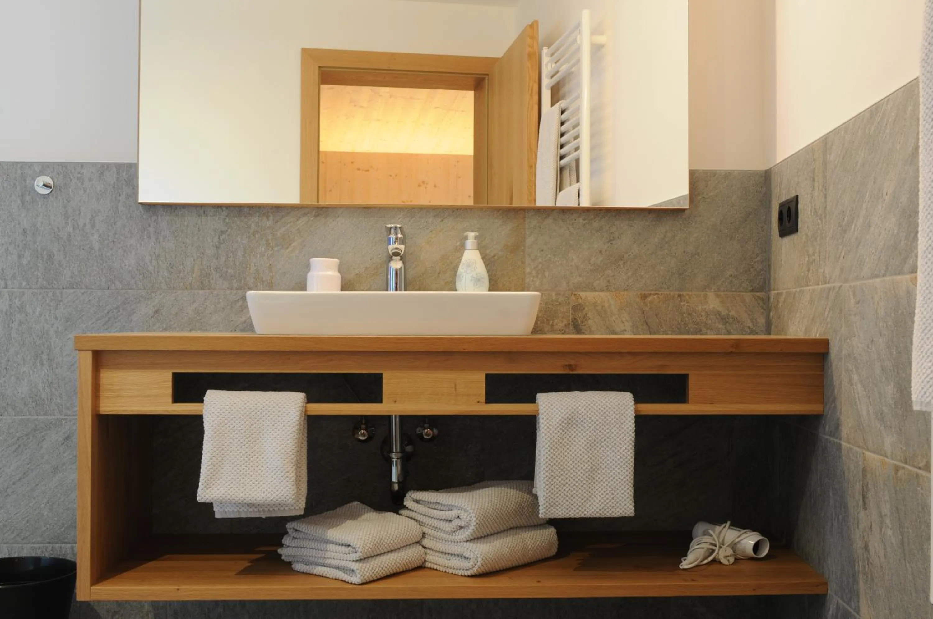 Bathroom in Naturhotel Haller