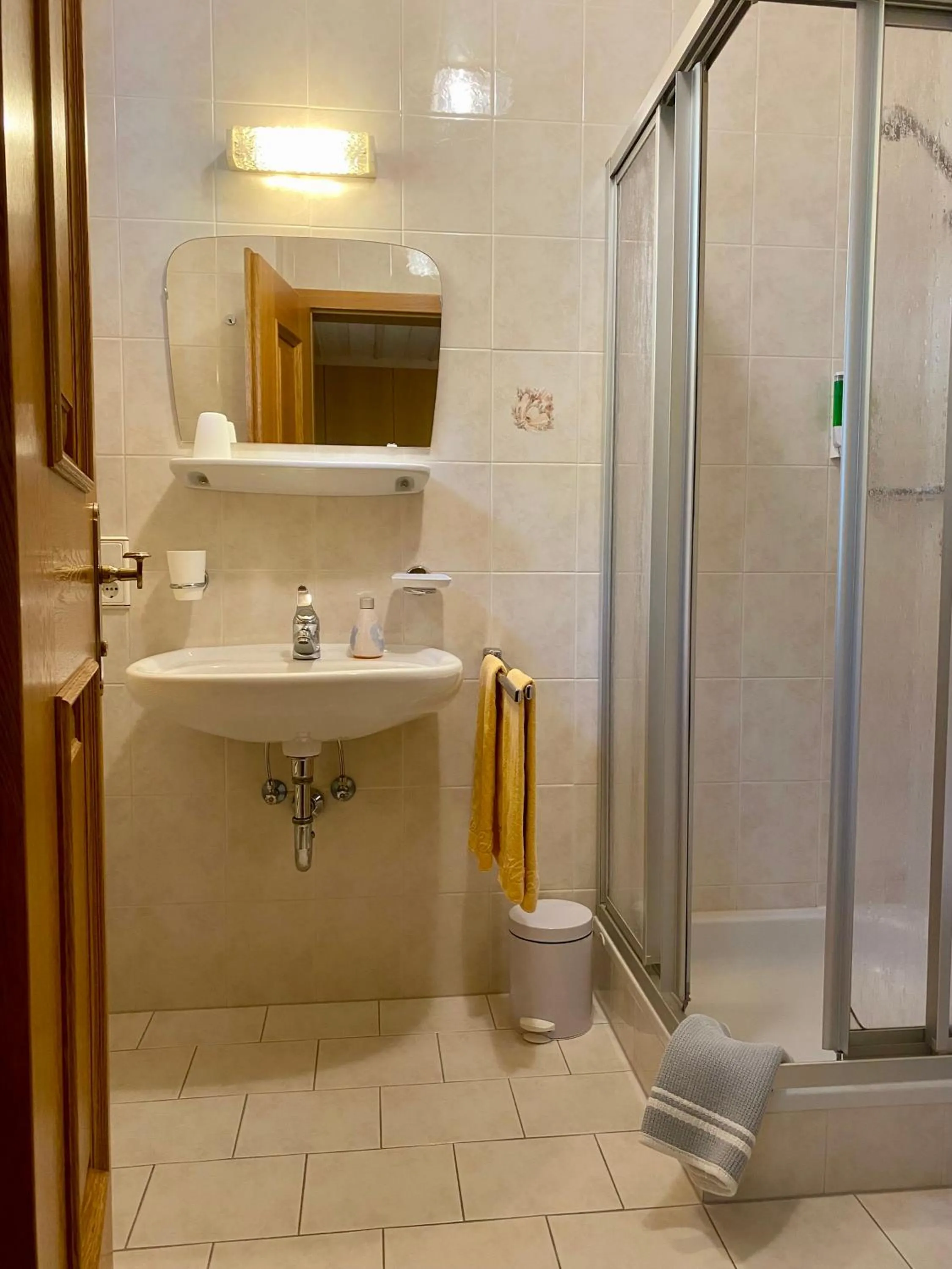 Bathroom in Naturhotel Haller