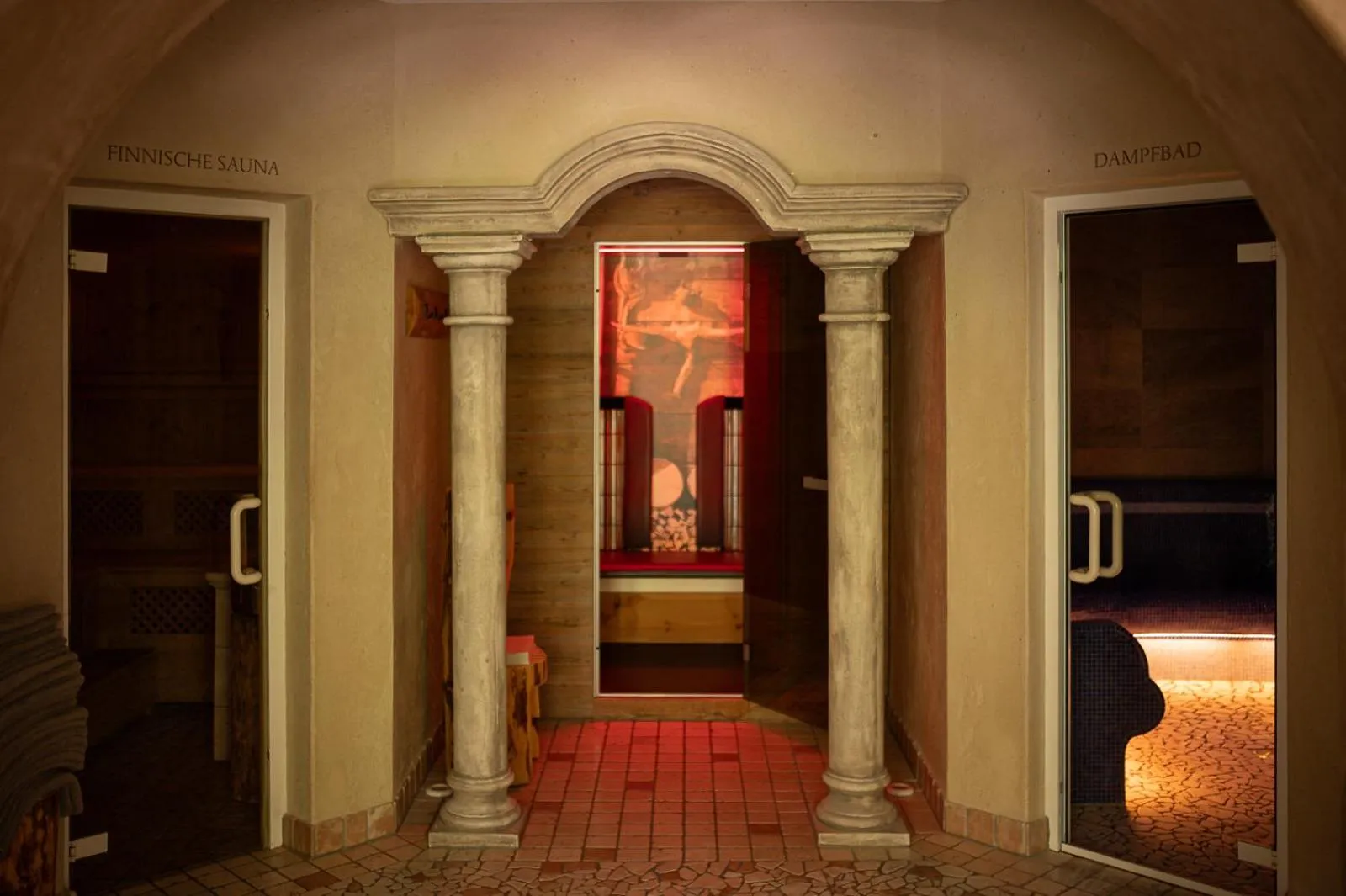 Sauna in Vitalpina Hotel Schulerhof