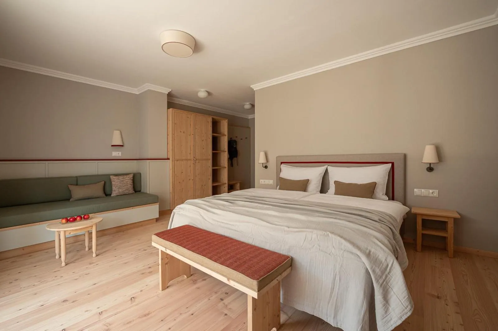 Bed in Vitalpina Hotel Schulerhof