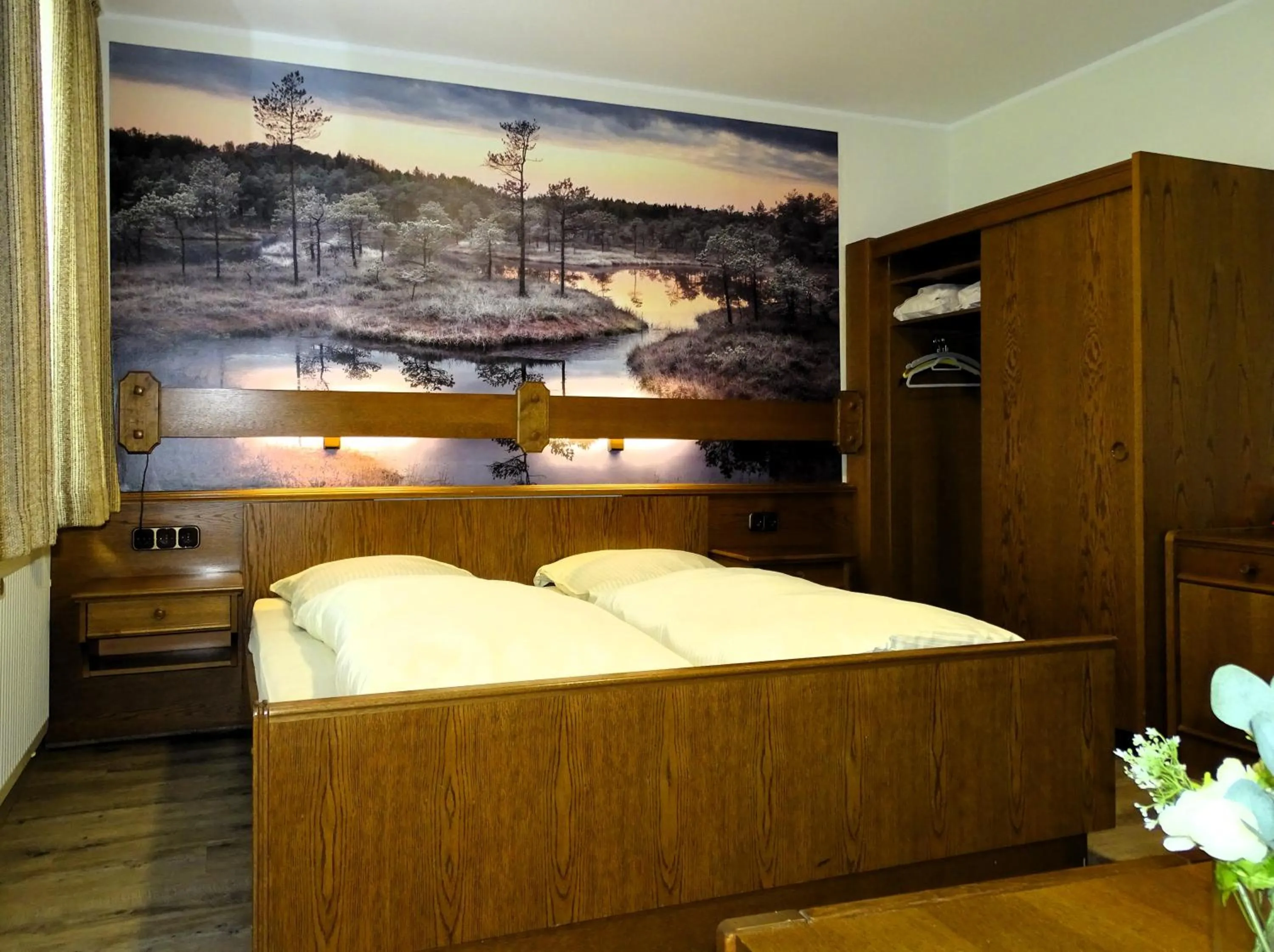 Bed in Hotel-Gasthaus Burmester