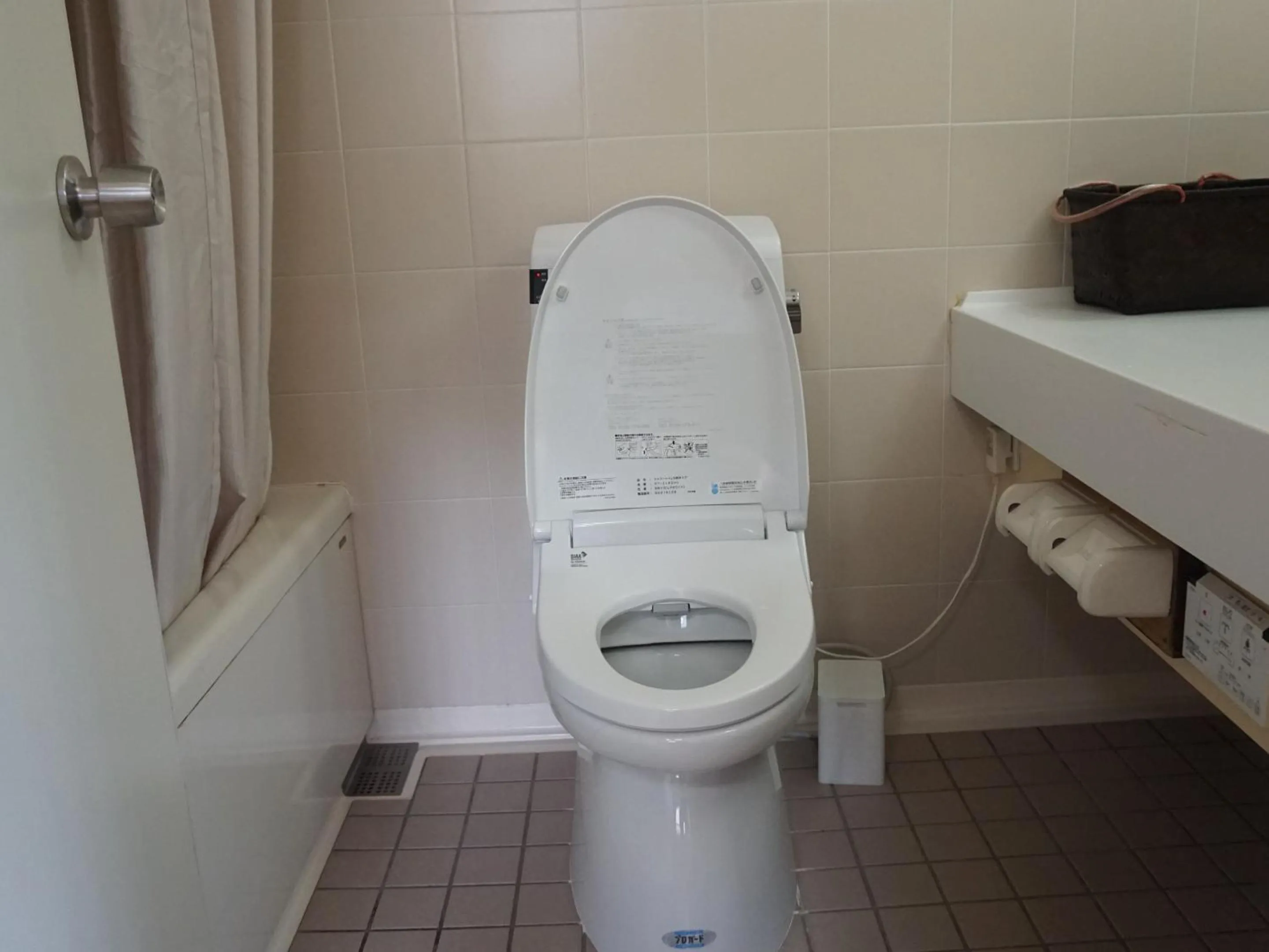 Toilet in Buzz Resort