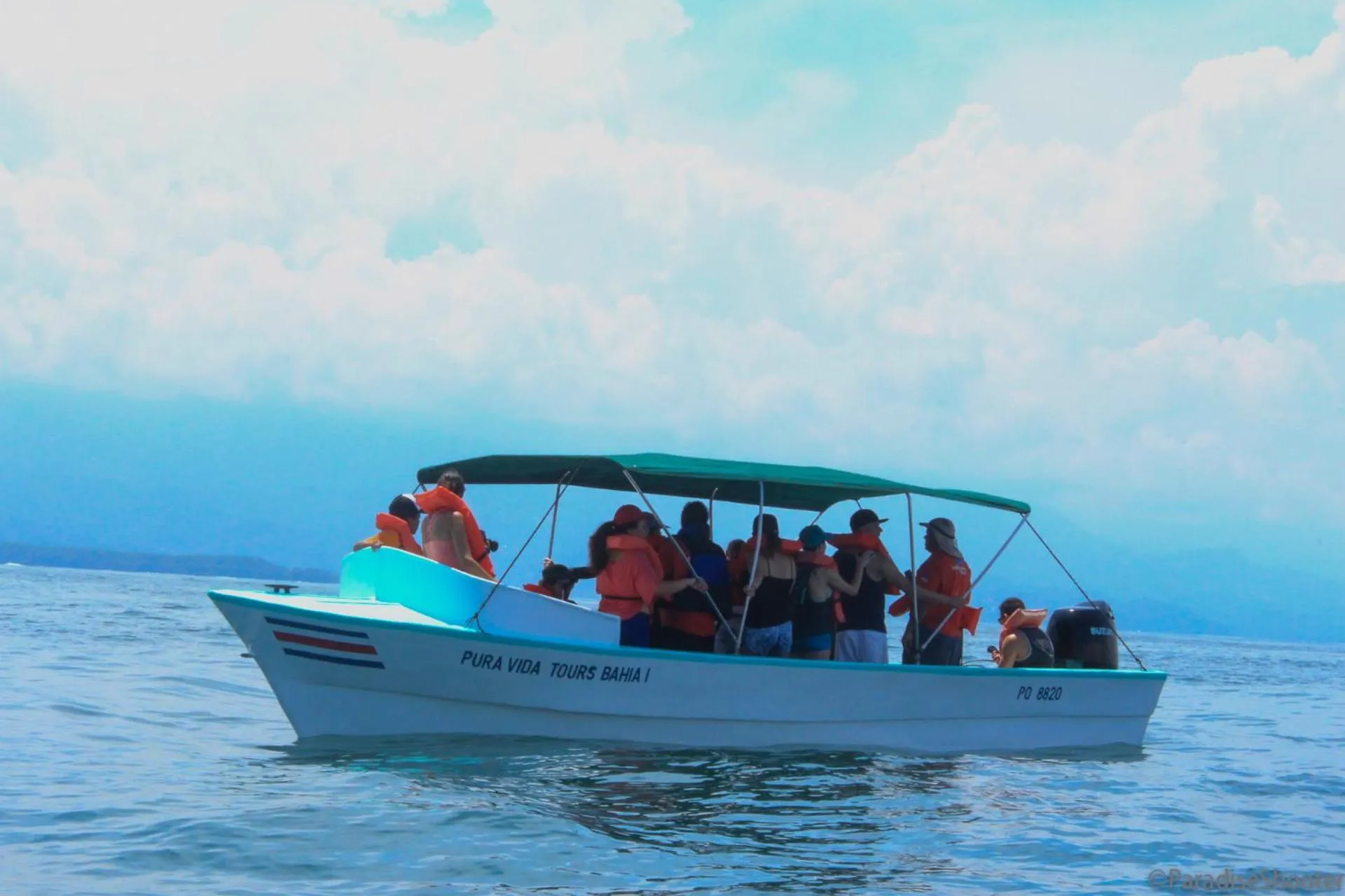 group of guests in Bungalows Ballena